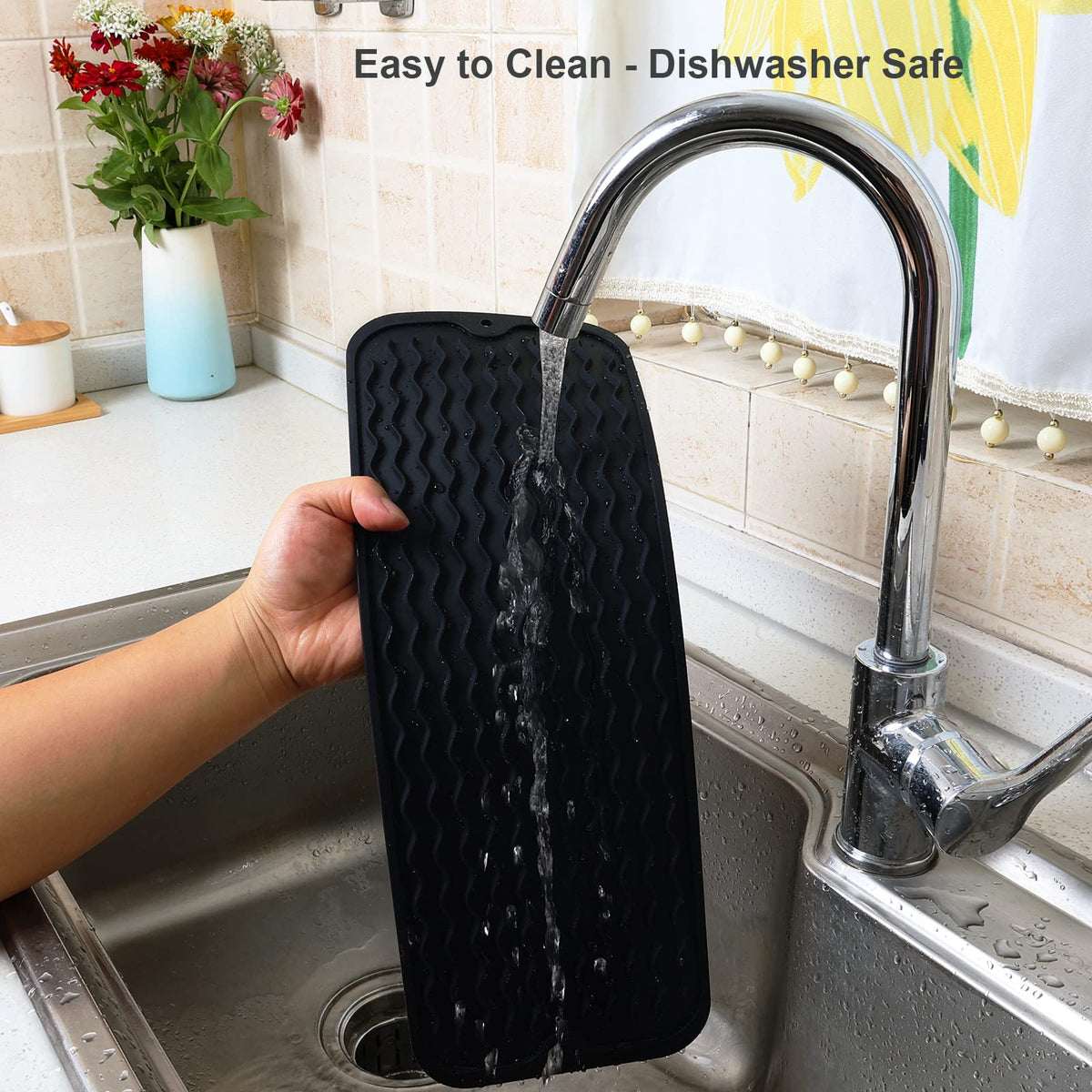 Small Dish Drying Mat for Kitchen Counter (2 Count)