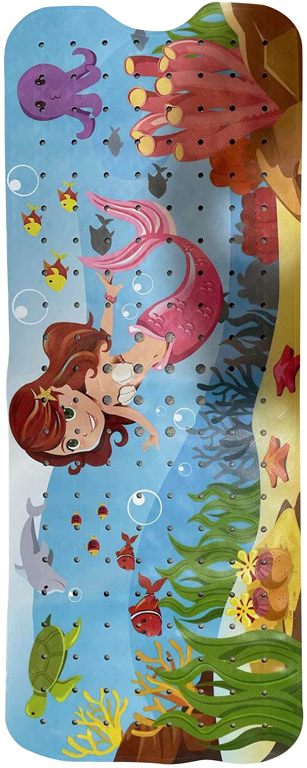 Non Slip Bath & Shower Mat 40x16 Extra Long