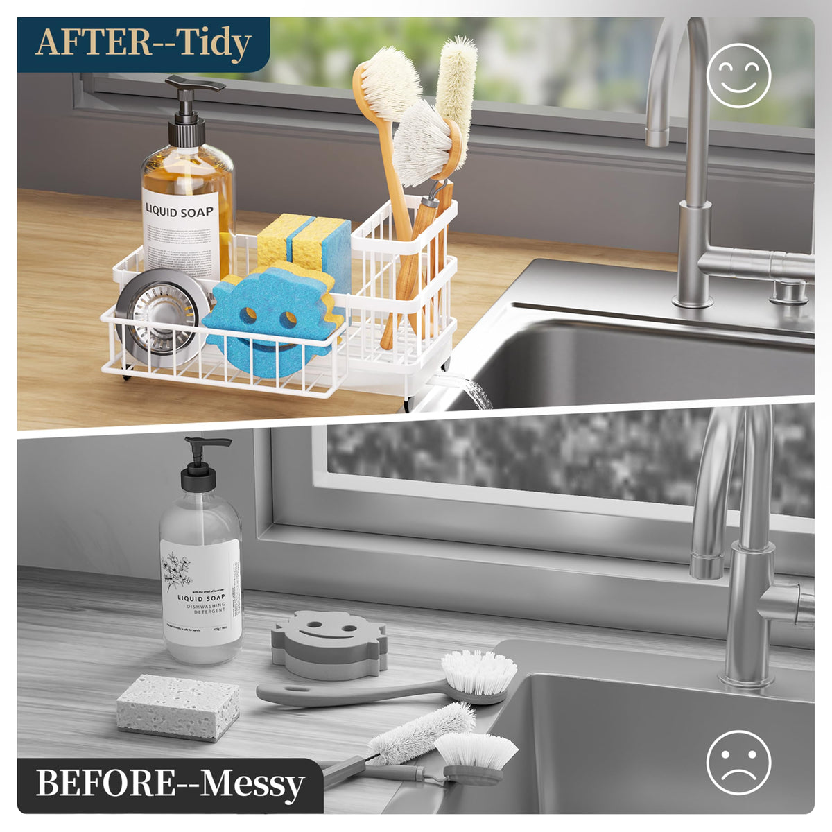 Sponge Holder for Kitchen Sink