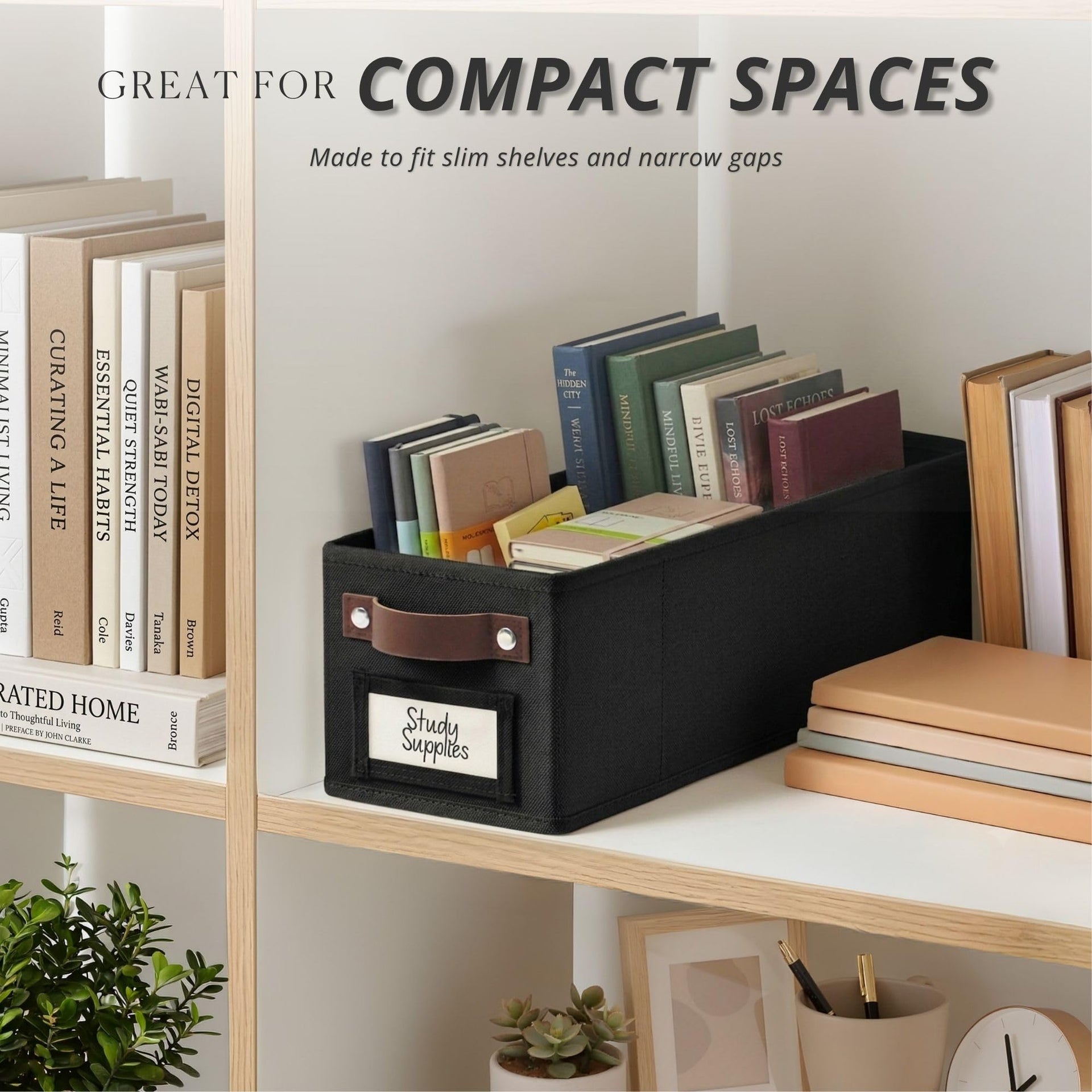 Narrow Storage Bins (4 Count)