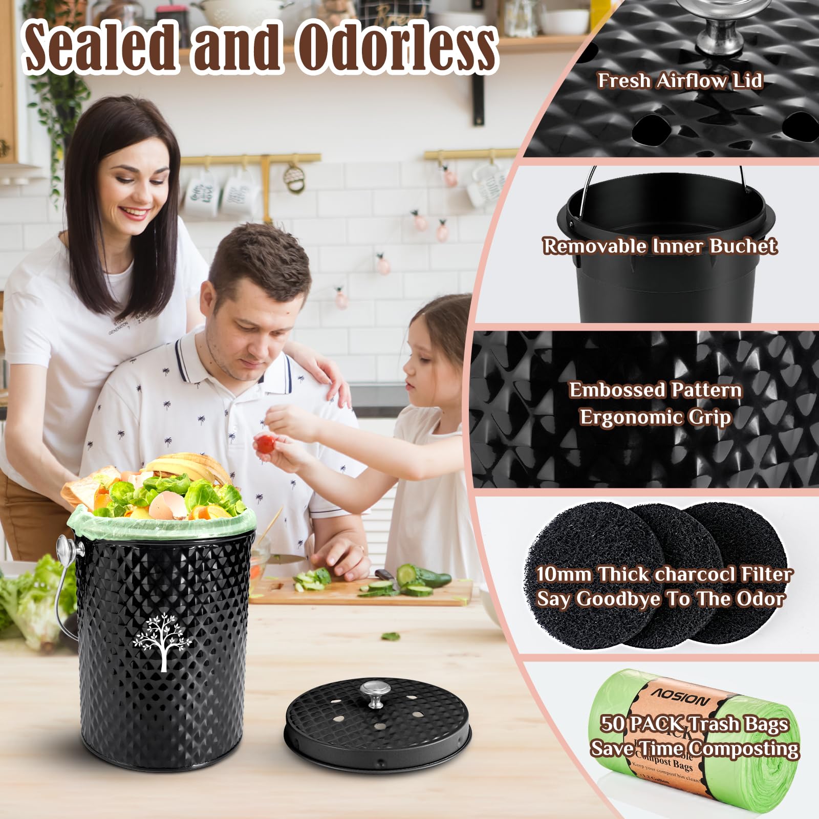 Countertop Compost Bin