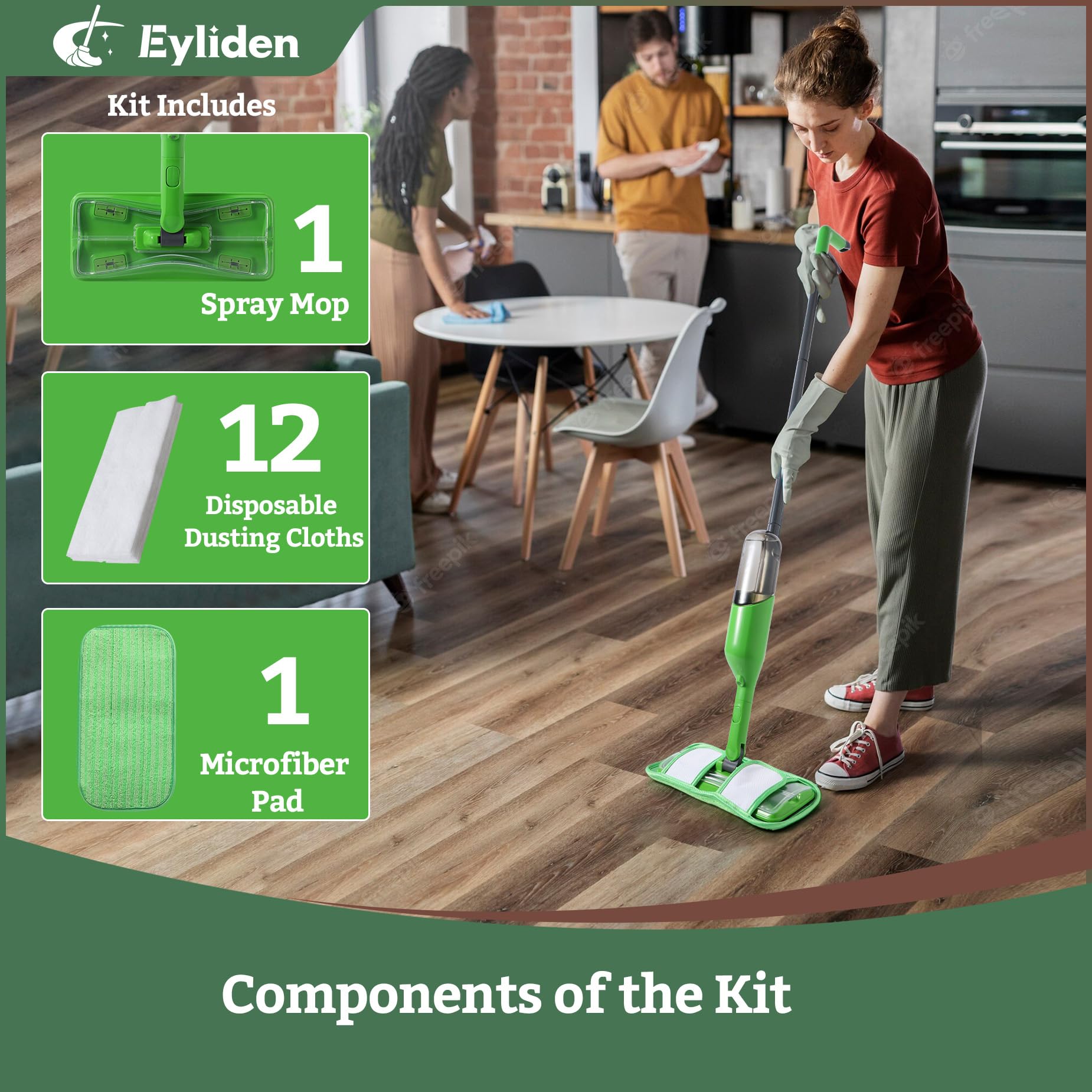Spray Mop for Hardwood Tile Vinyl
