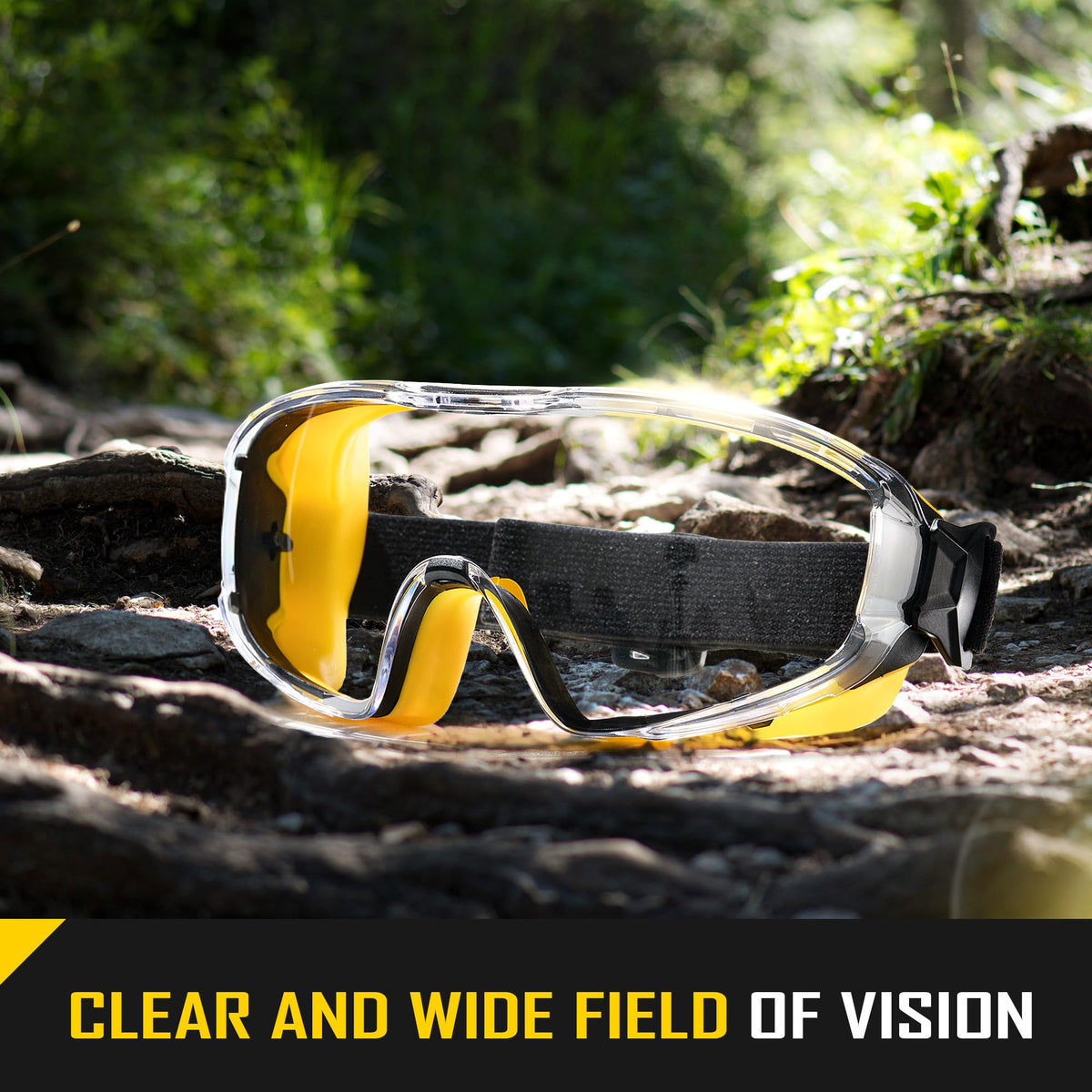 Safety Goggles Over Glasses with Anti