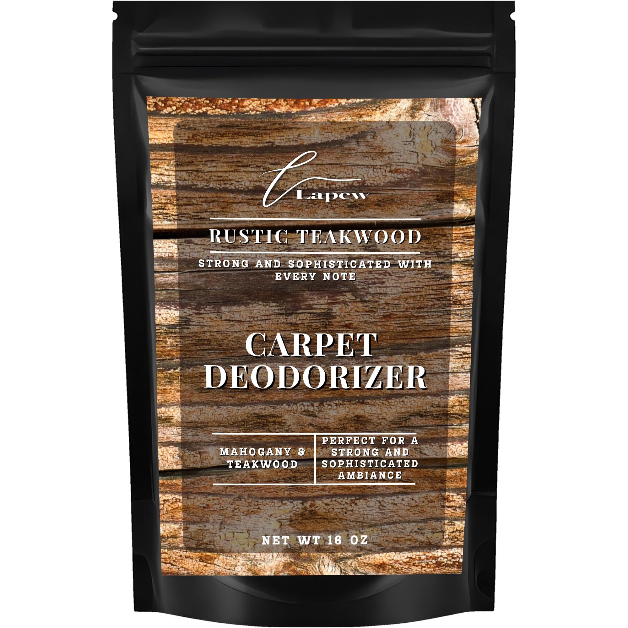 Rustic Teakwood Carpet Deodorizer Powder (16 Ounce)