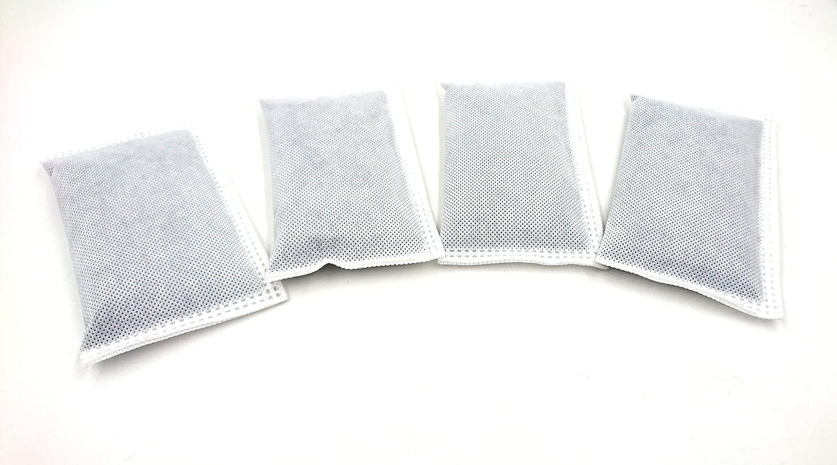 4 Pack Activated Charcoal Odor Absorbing Filter Refill Deodorizer (4 Count)