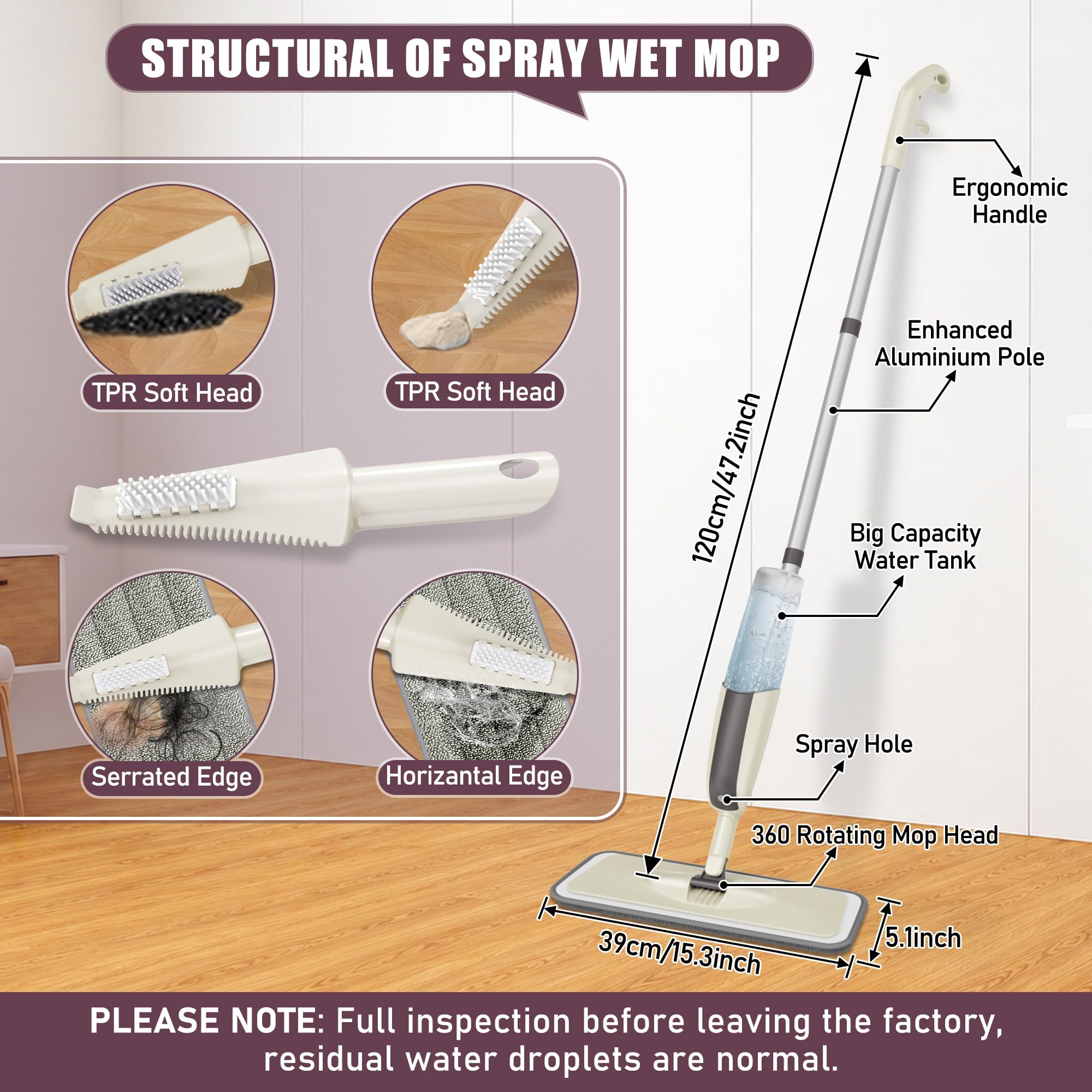 Spray Wet Mops for Floor Cleaning