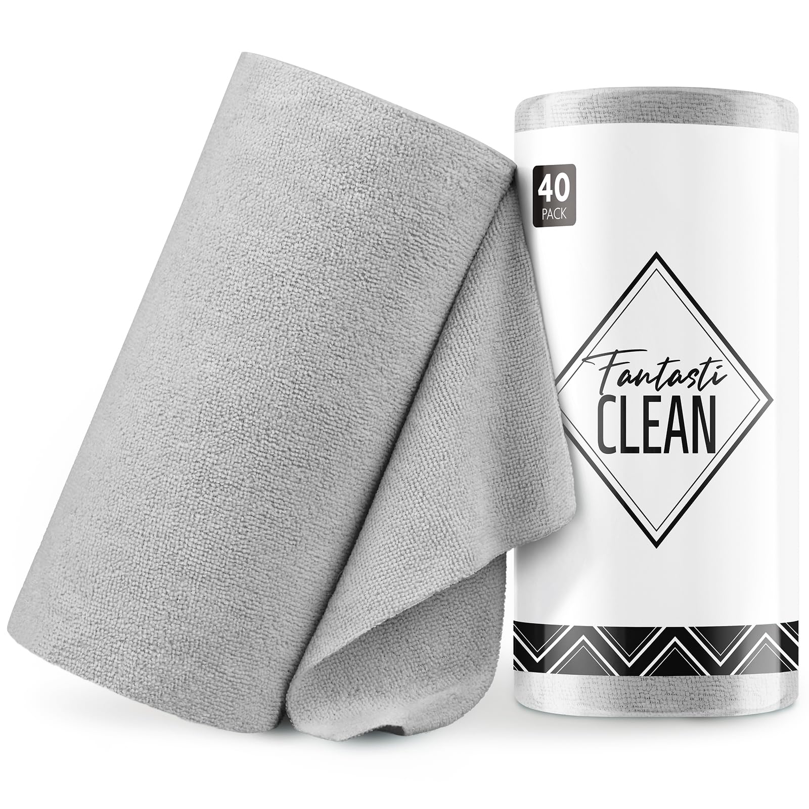 Microfiber Cleaning Cloth Roll (40 Count) - ModHome Supplies
