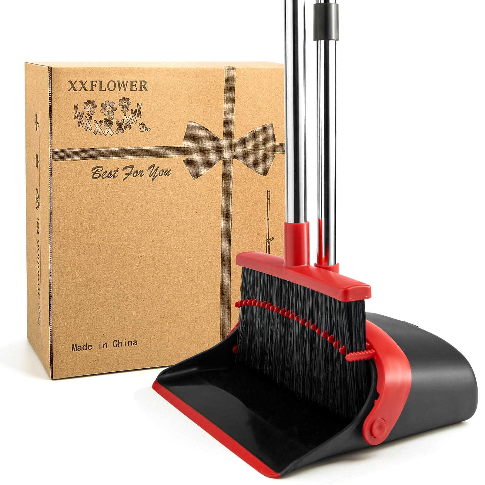 Broom and Dustpan Combo Set
