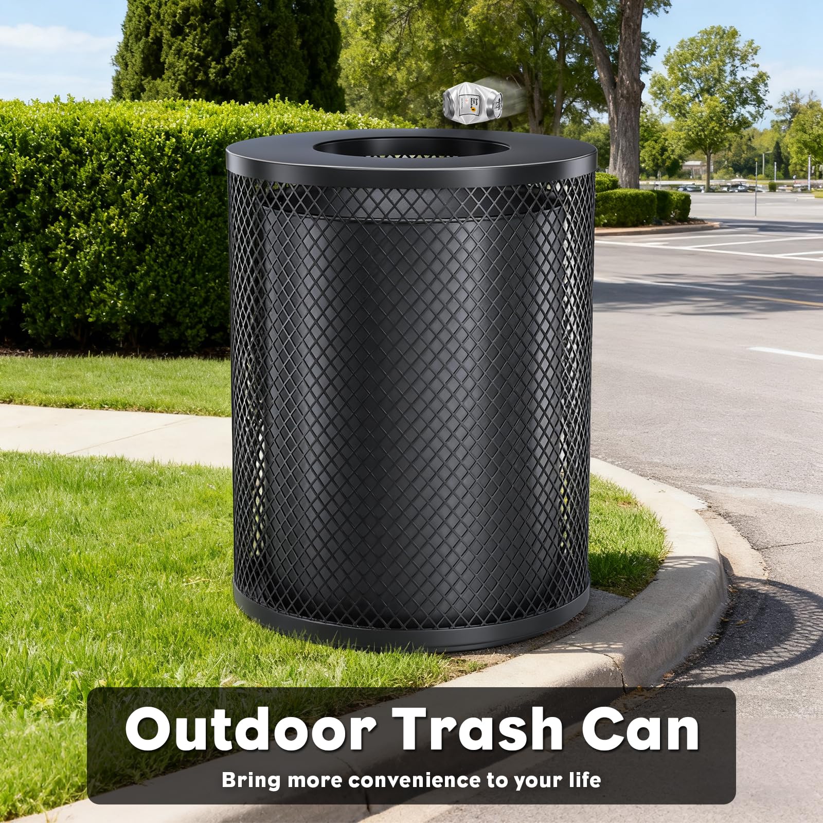 Outdoor Trash Can Commercial