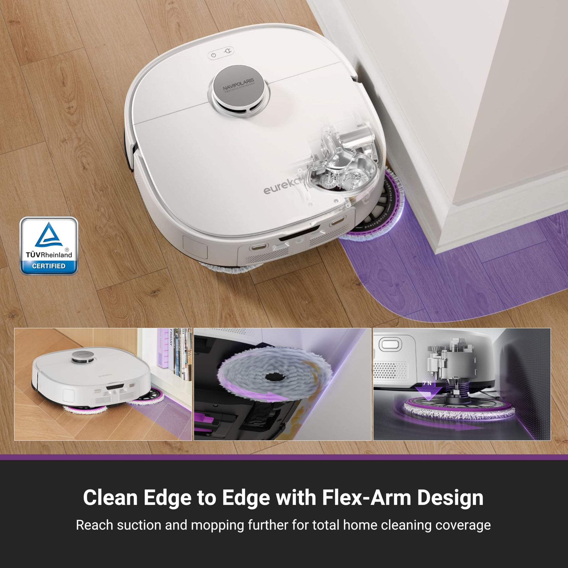 J15 Pro Ultra Robot Vacuum and Mop with Self Emptying Base