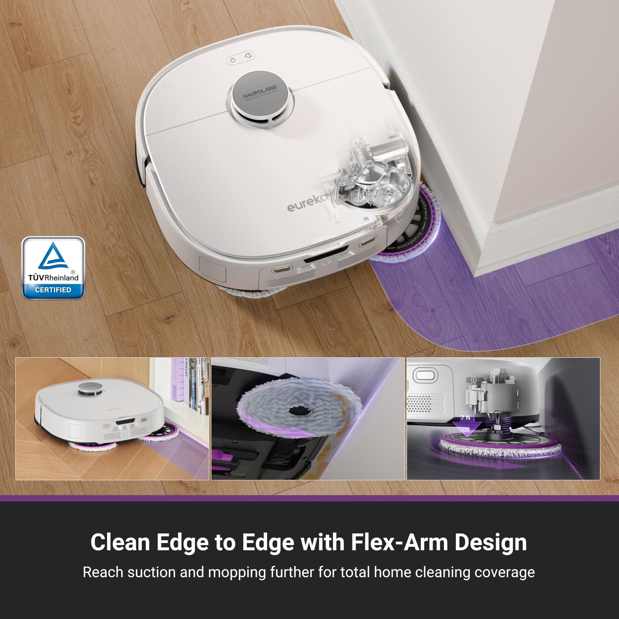 J15 Pro Ultra Robot Vacuum and Mop with Self Emptying Base