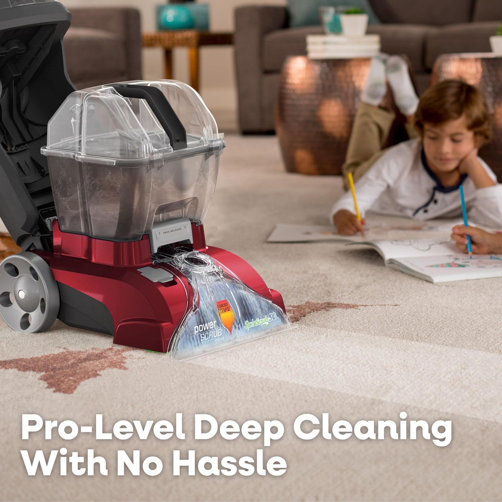 PowerScrub Deluxe Carpet Cleaner Machine