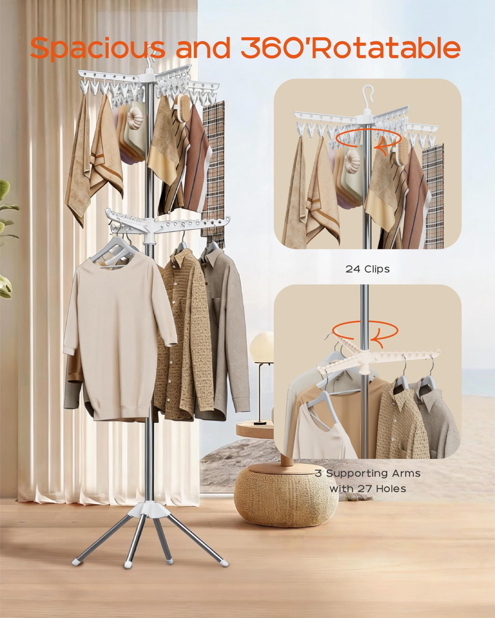 Clothes Drying Rack Foldable