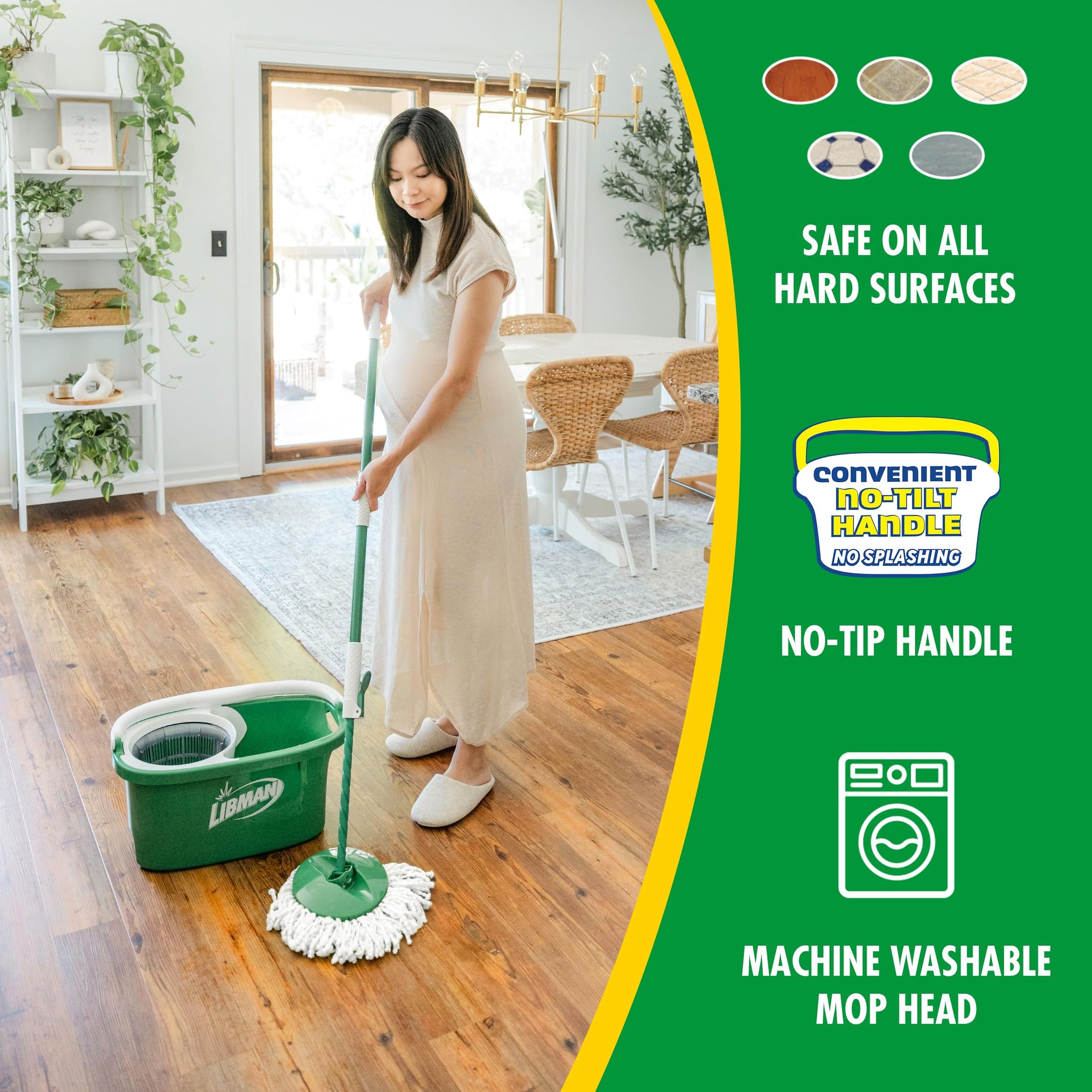 Libman Tornado Spin Mop System with Bucket & Wringer
