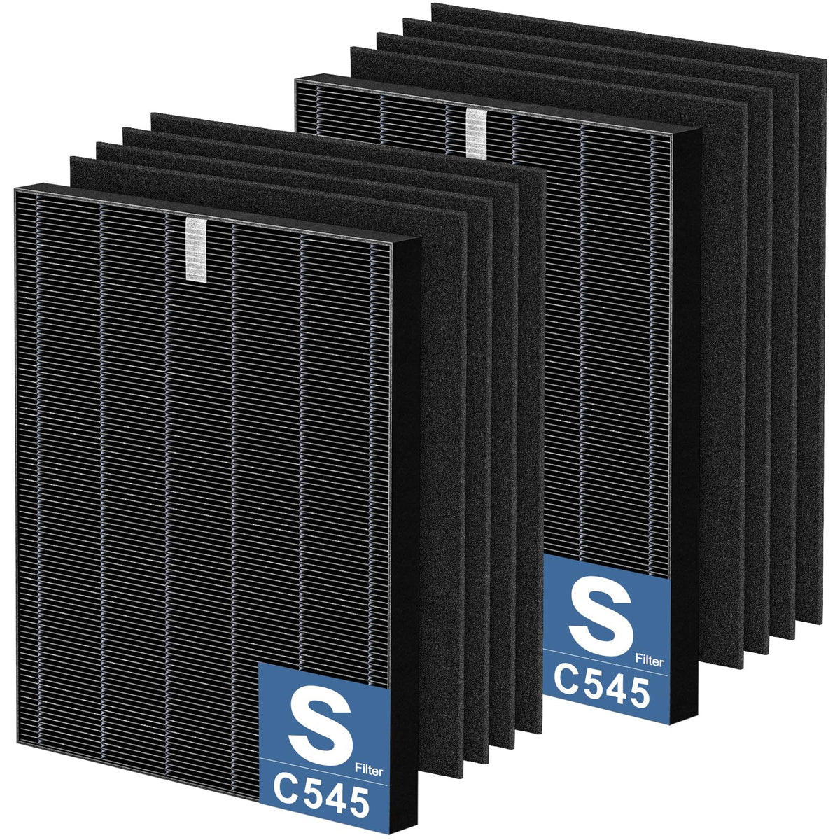 2 Pack C545 Smoke Replacement Filter S for Winix C545 Air Purifier (10 Count)