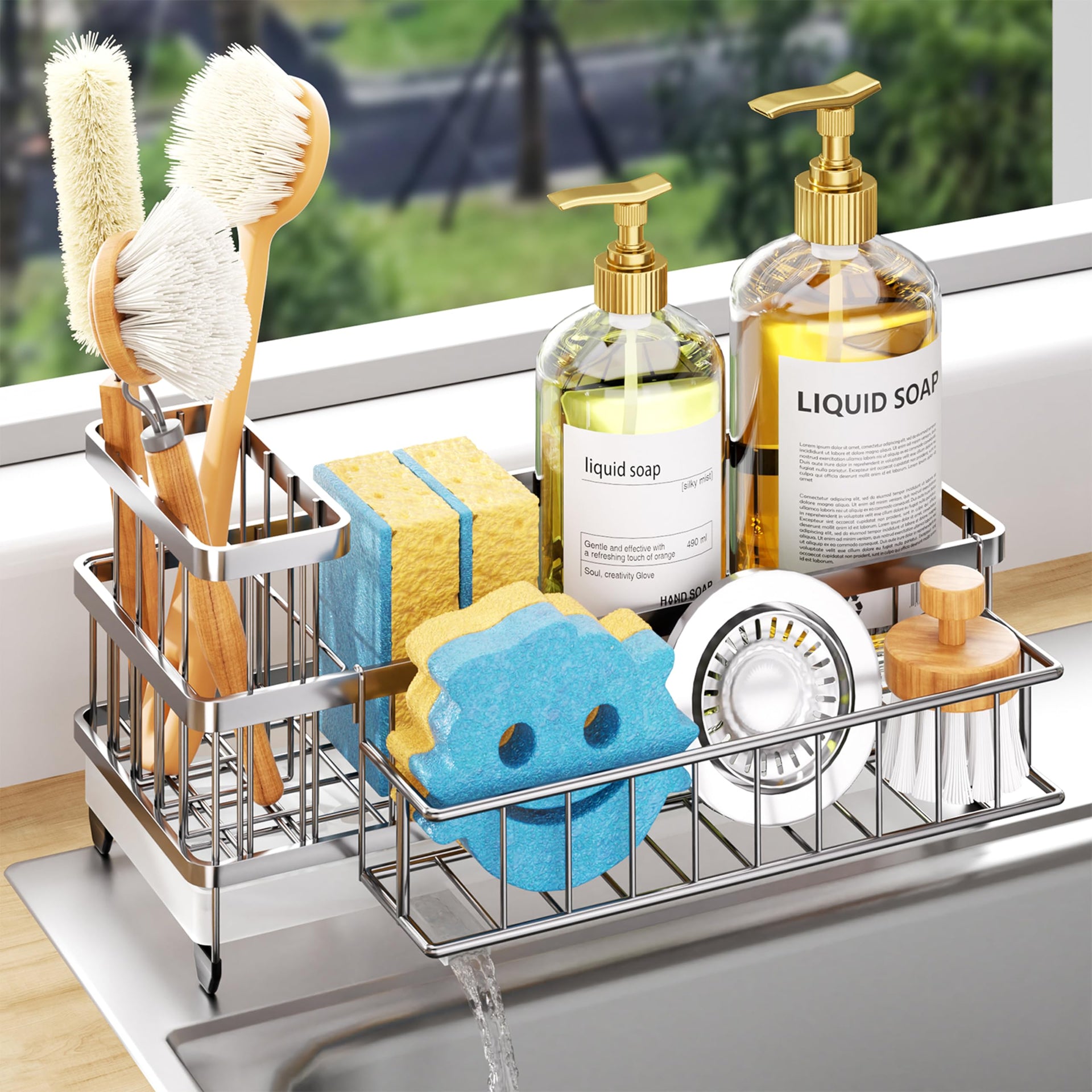Sponge Holder for Kitchen Sink