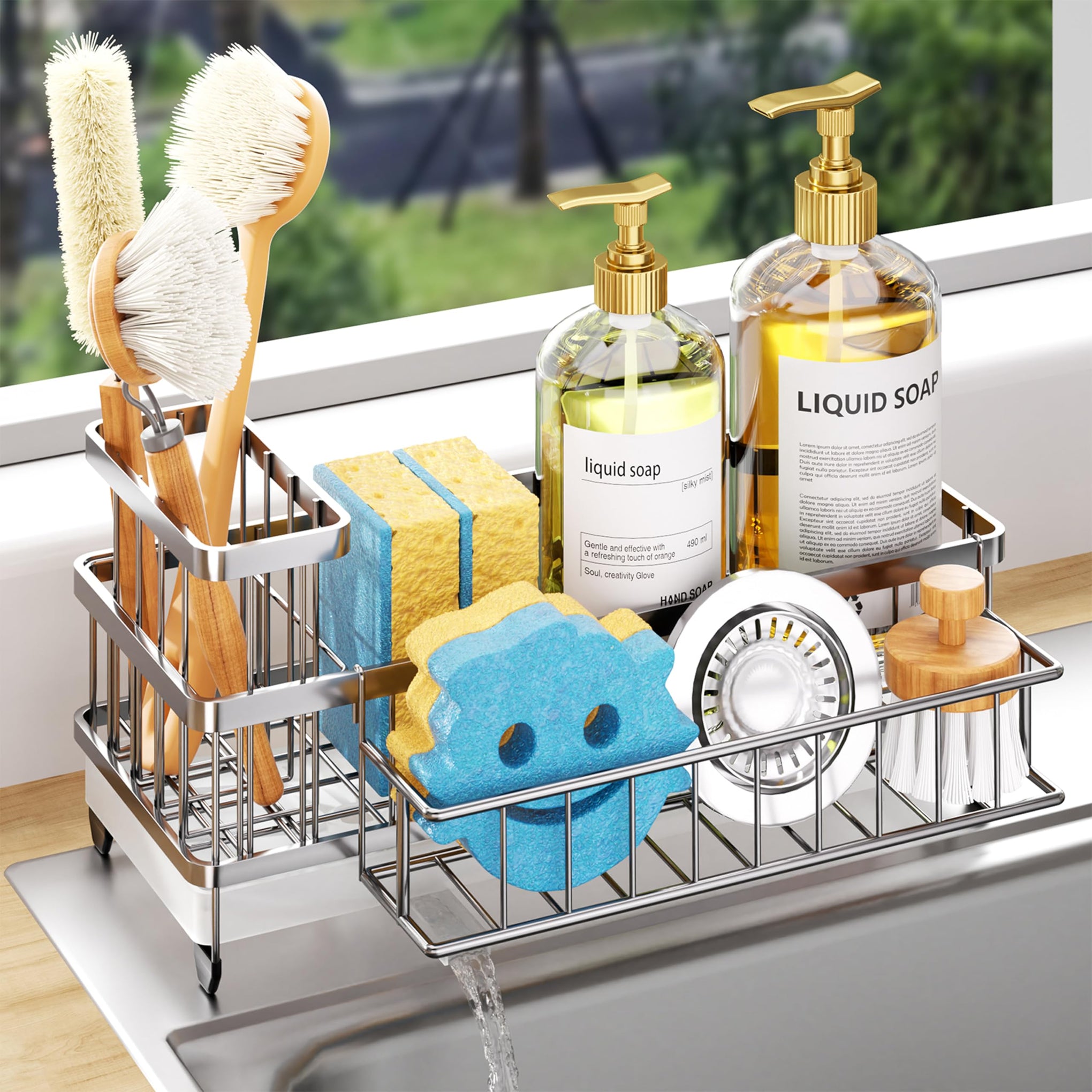 Sponge Holder for Kitchen Sink