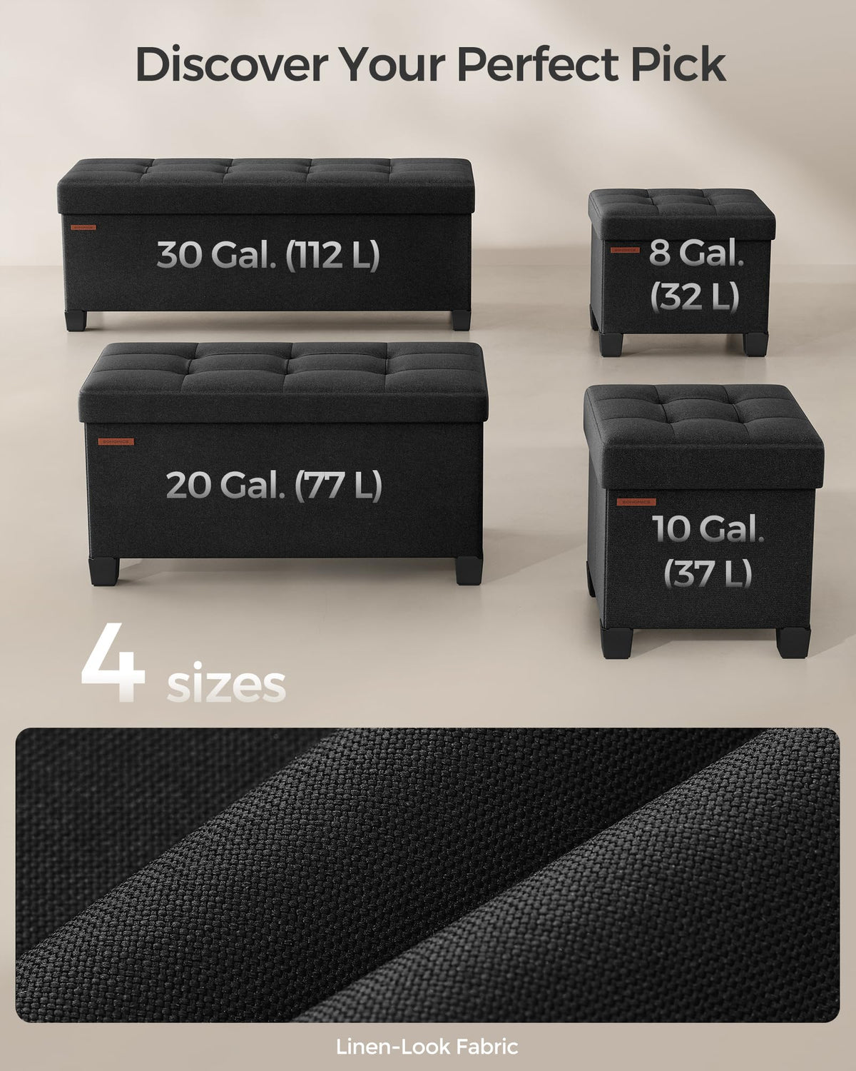 Storage Ottoman Bench