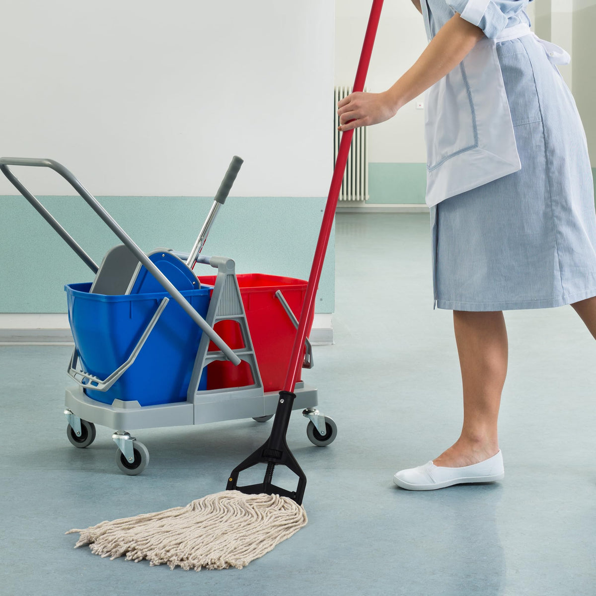 Matthew Cleaning 16oz 6Pack Cotton Floor Mop (6 Count) - ModHome Supplies