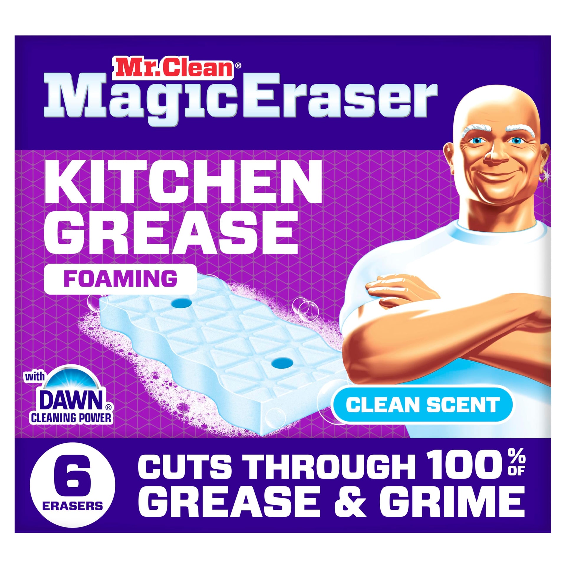 Magic Eraser Foaming Sponge (6 Count)
