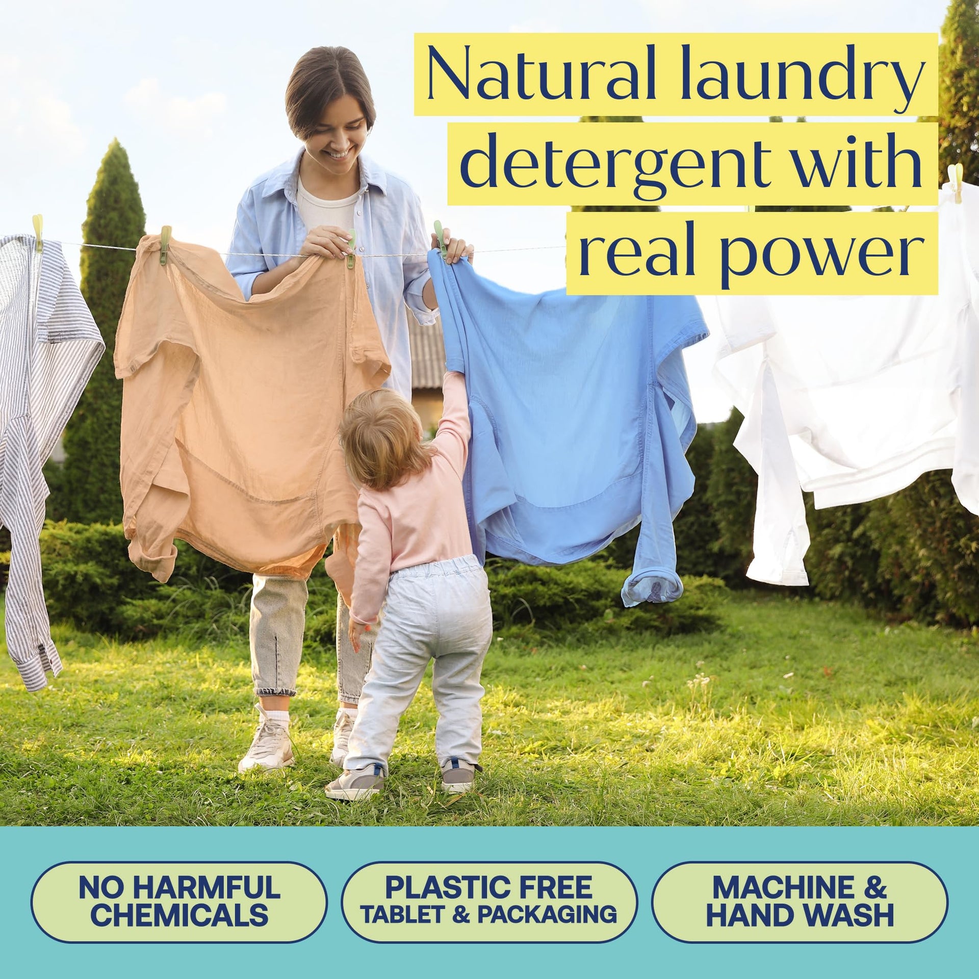 Plastic Free Laundry Detergent Tablets (12 Count)