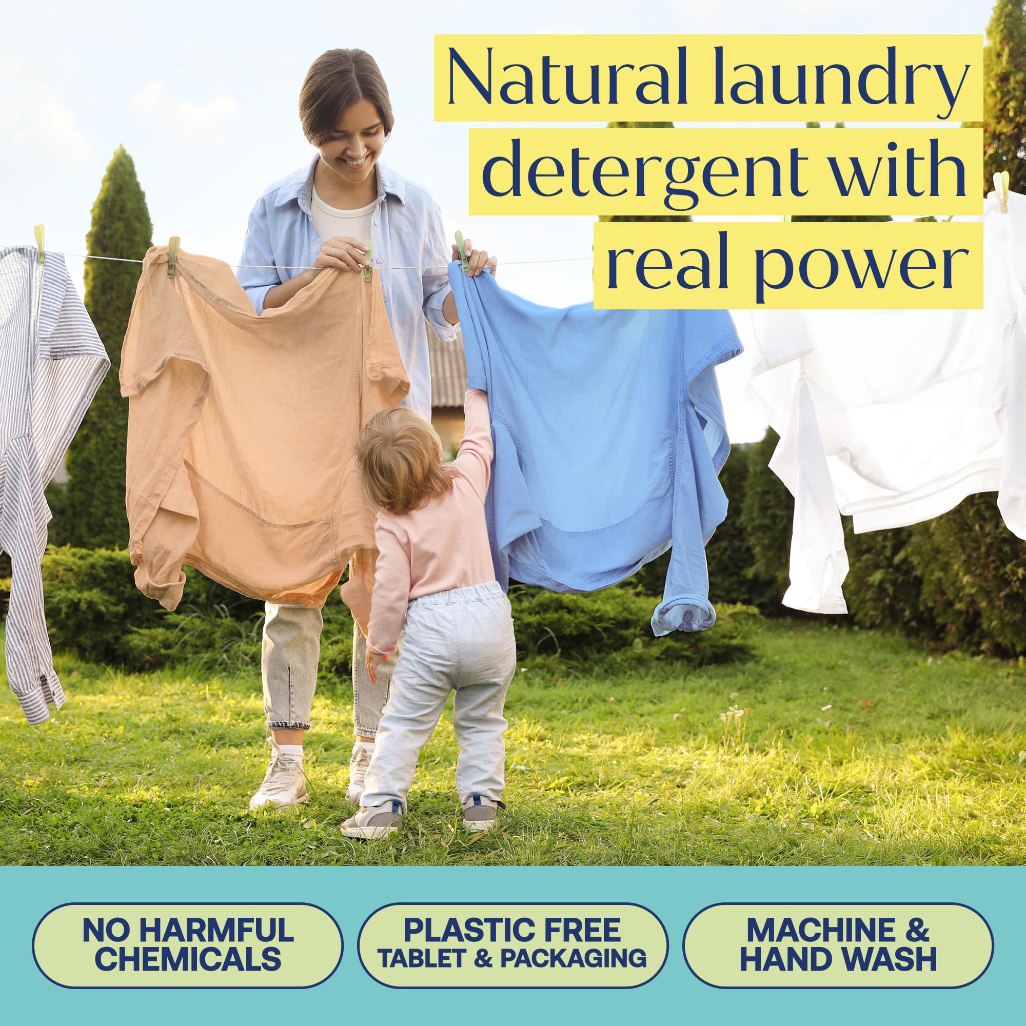 Plastic Free Laundry Detergent Tablets (12 Count)