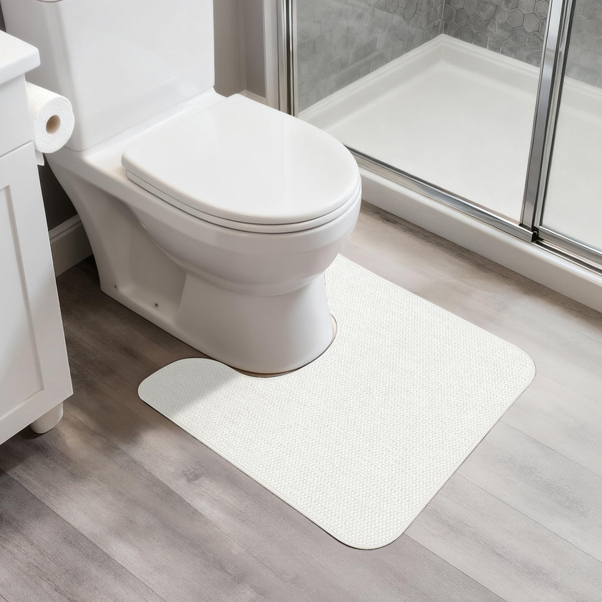 Toilet Rugs U Shaped Bathroom Rug (480 sq in)