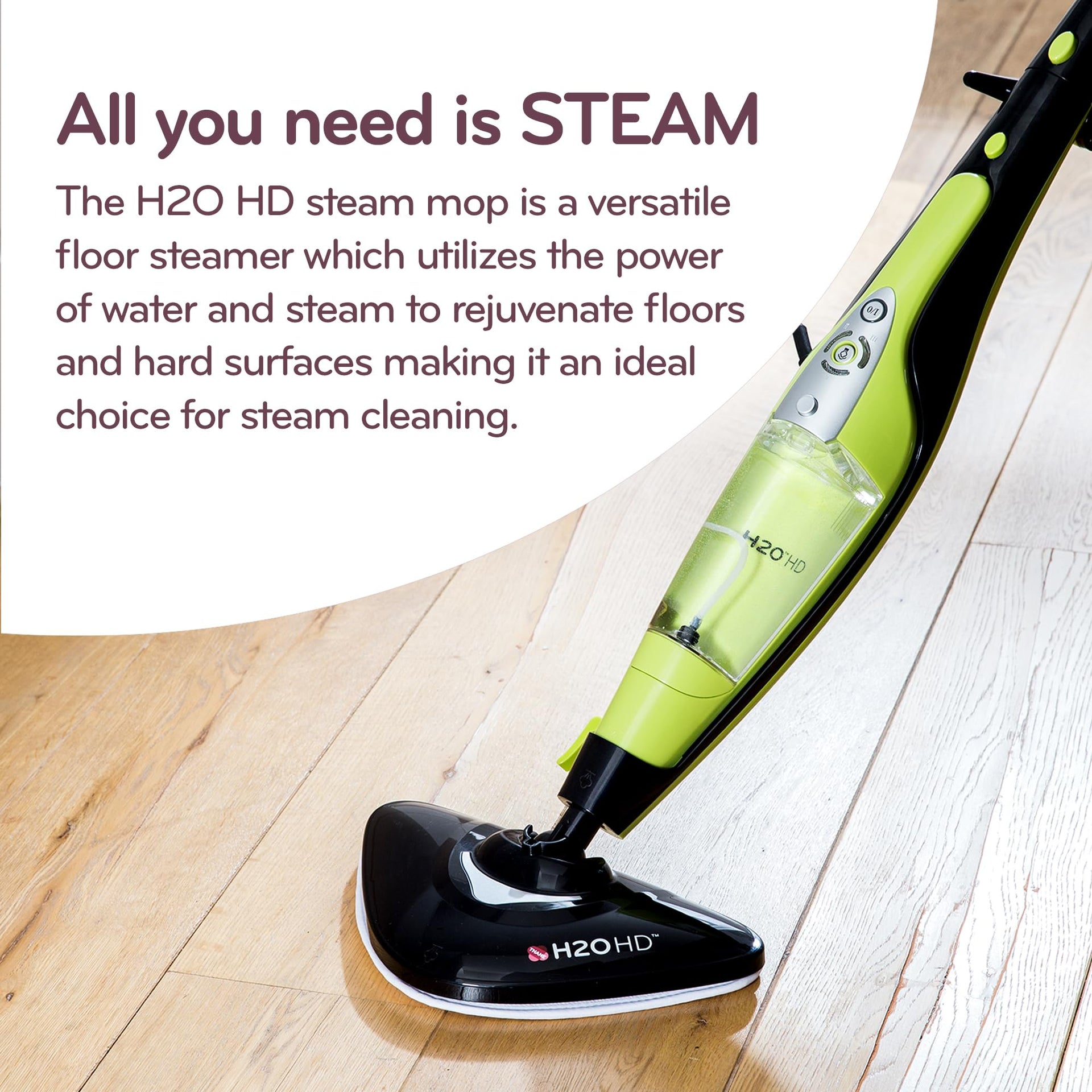HD Steam Mop & Handheld Steam Cleaner