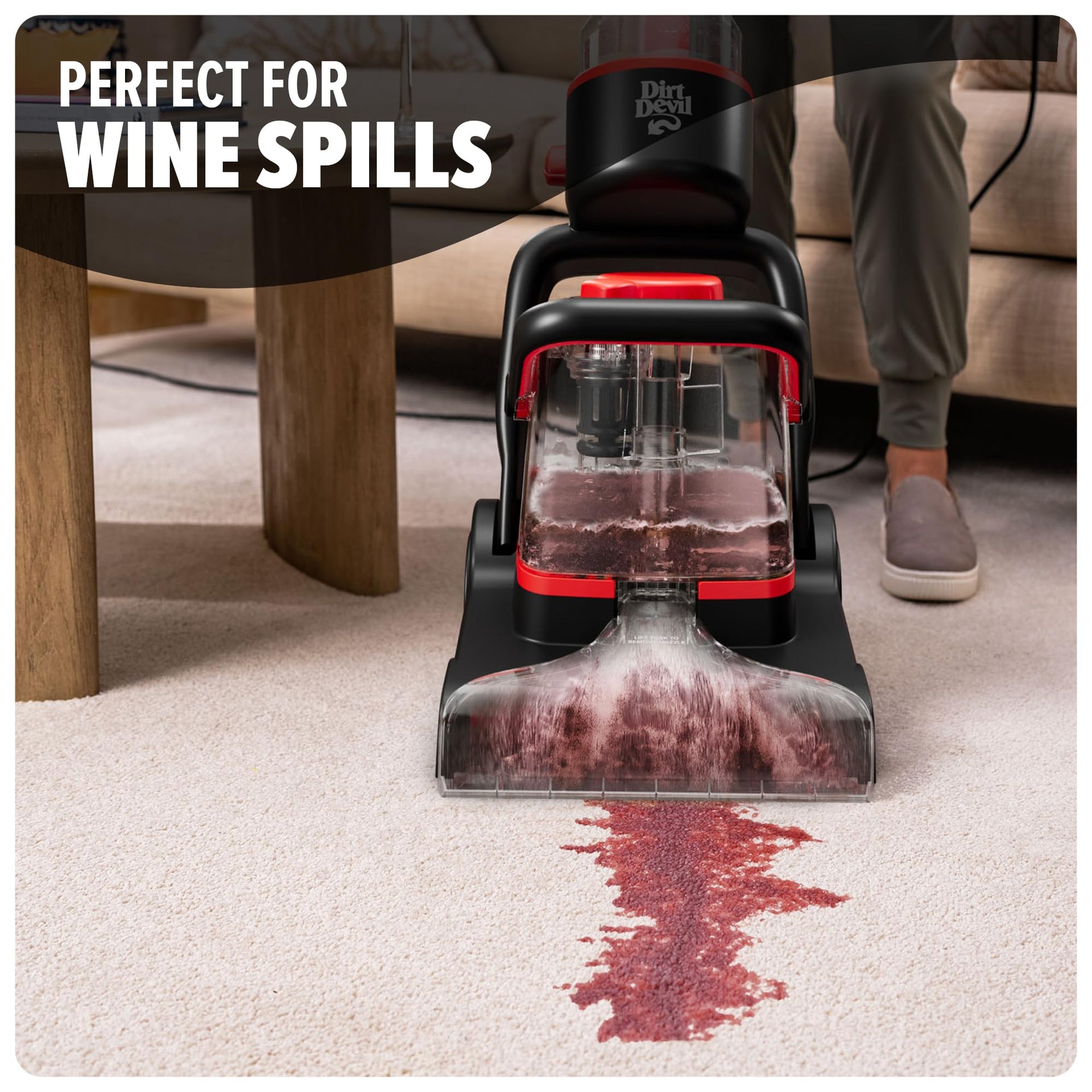 Full Size Carpet Cleaner Machine for Carpet and Upholstery (32 Fl Oz)