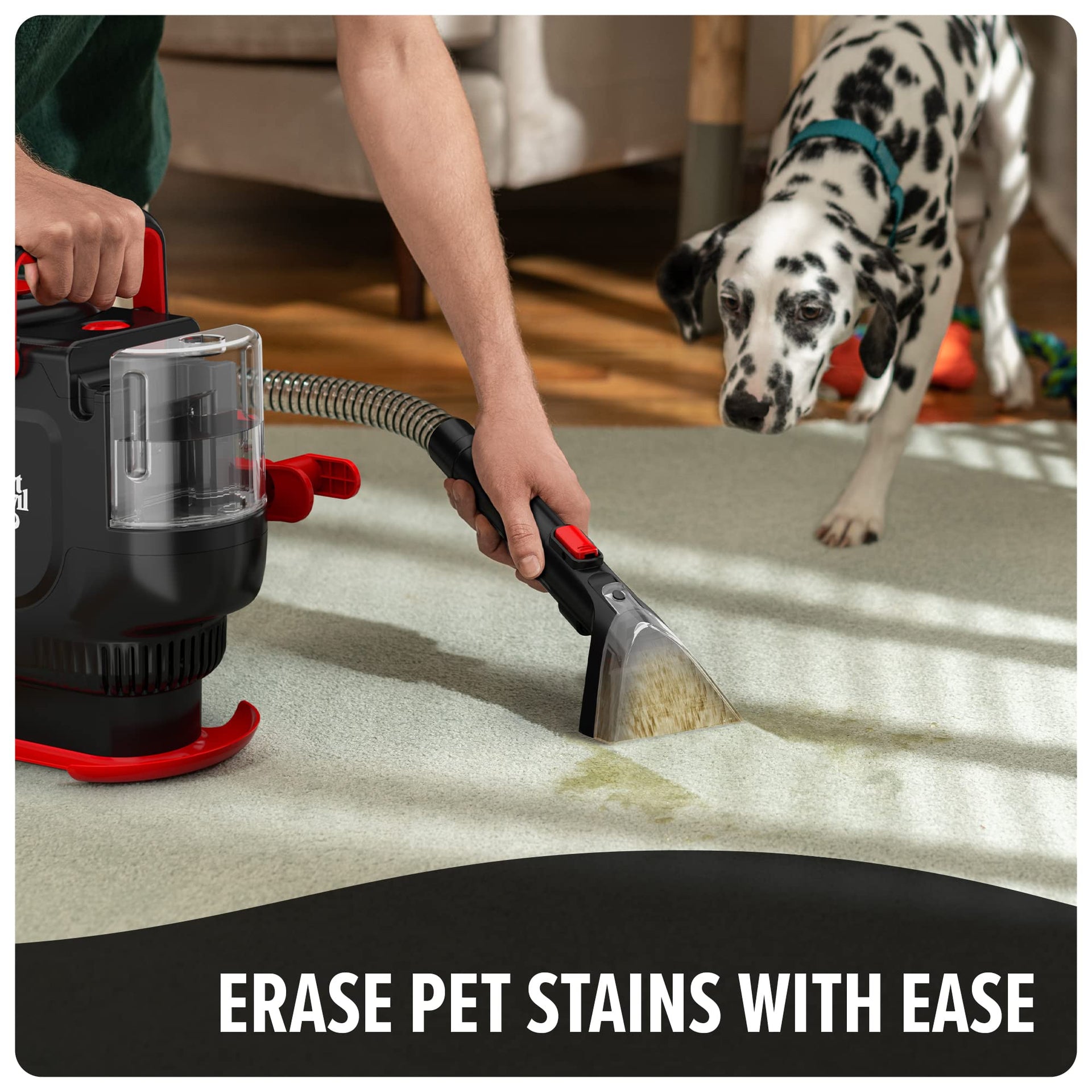 Portable Spot Cleaner Machine for Carpet and Upholstery (6 Fl Oz)