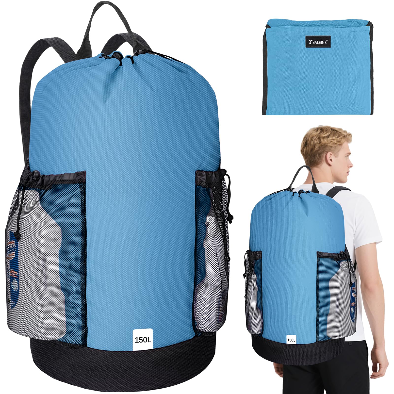 150L Laundry Bag Backpack