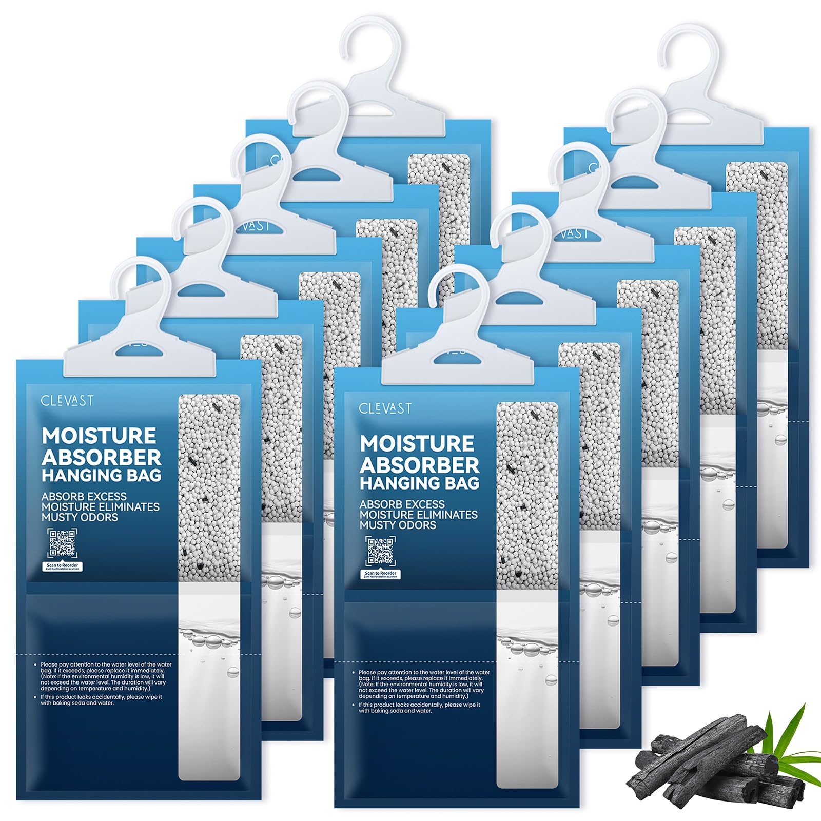 Moisture Absorbers Packets 10 Pack (10 Count)