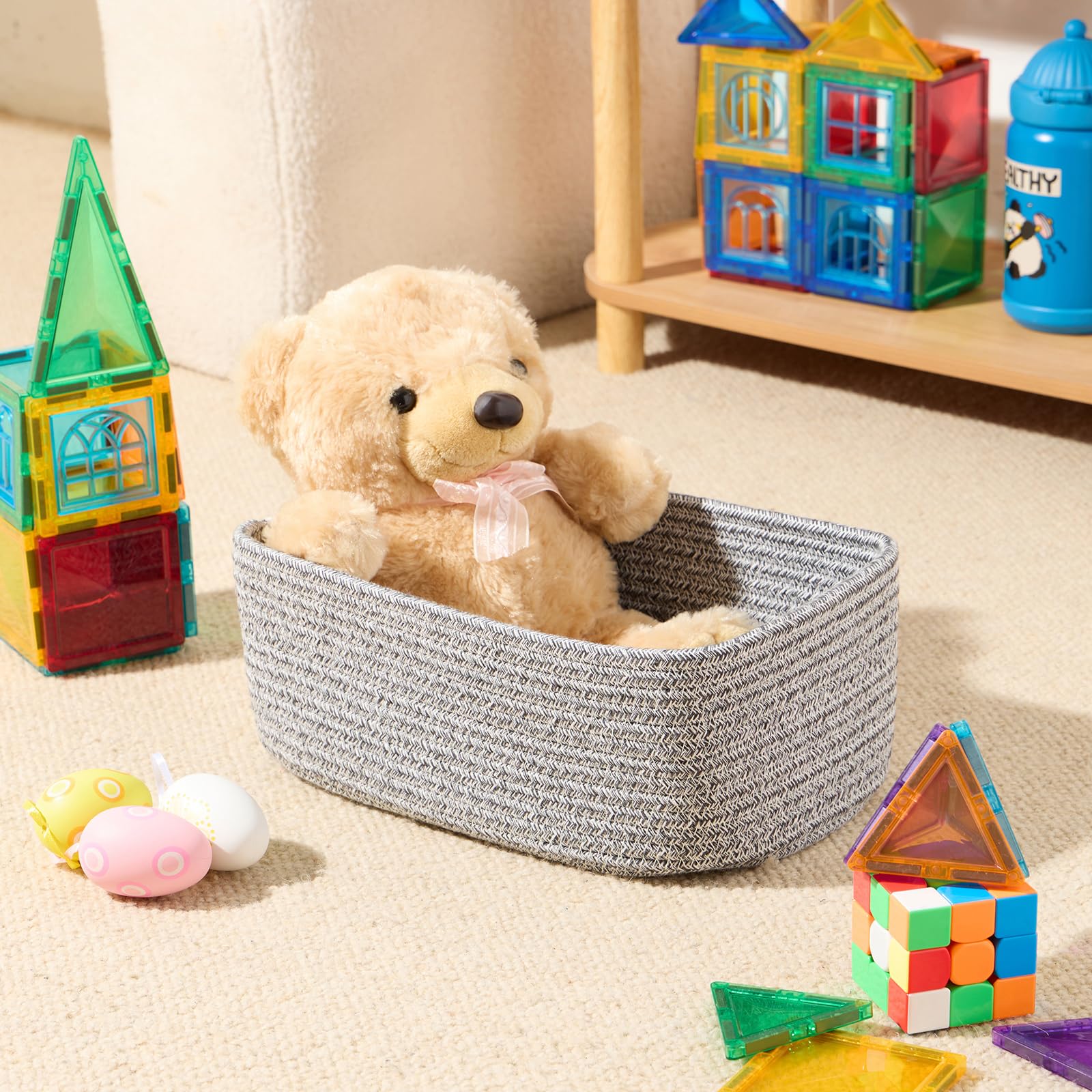 Small Storage Baskets for Organizing (3 Count)
