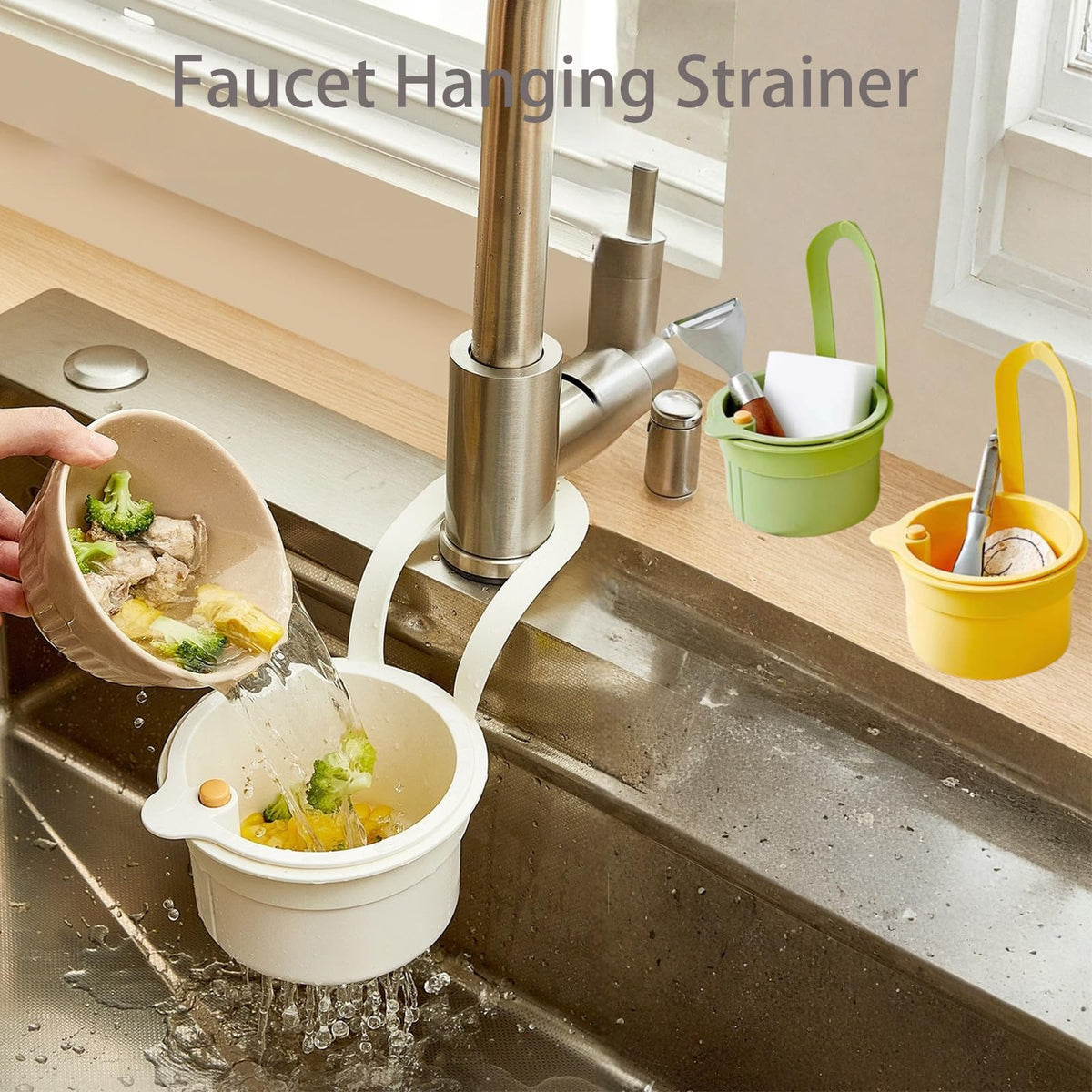 Faucet Hanging Sink Drain Basket