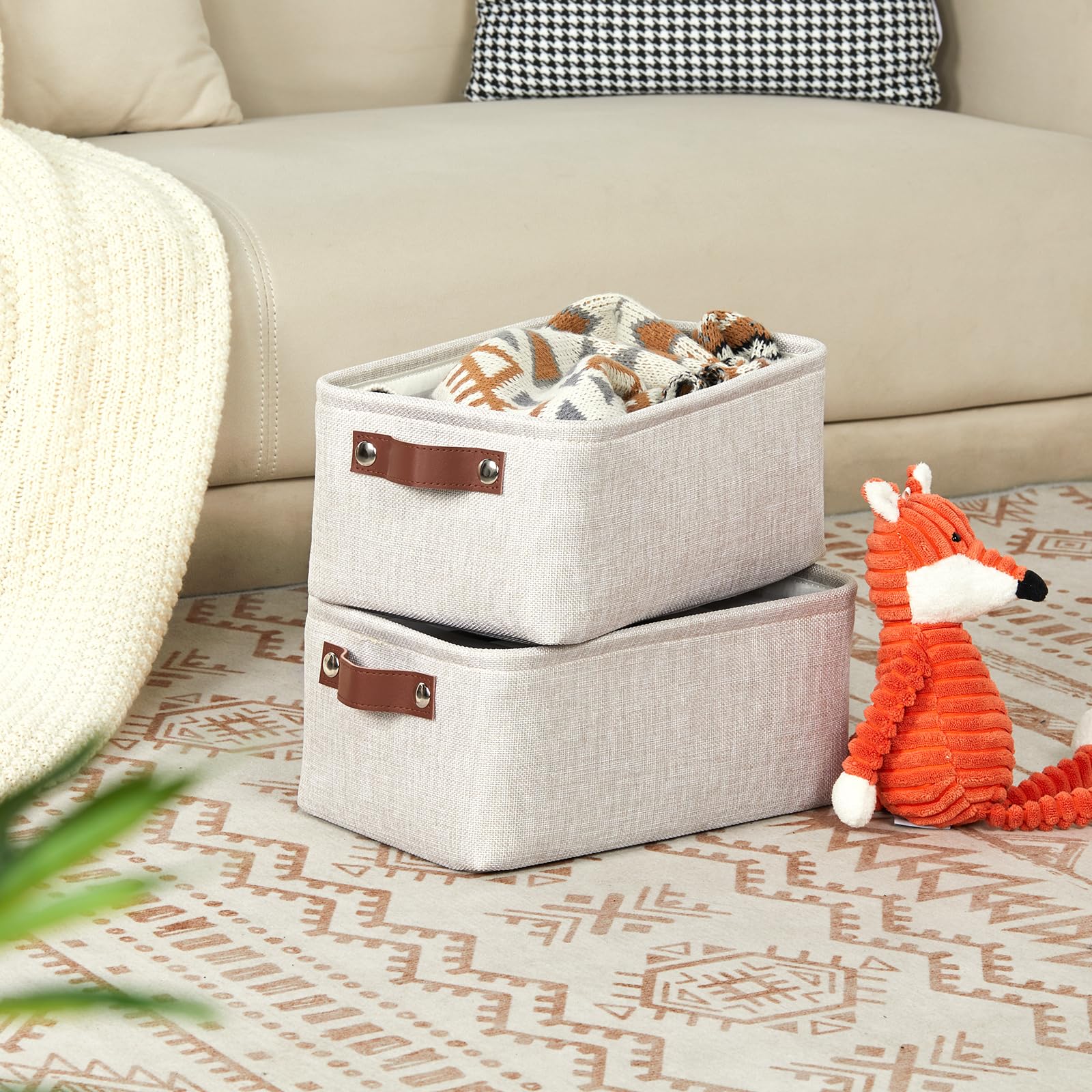 fabric storage baskets (2 Count)