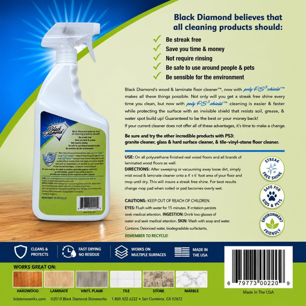 Wood & Laminate Floor Cleaner (32 Fl Oz)