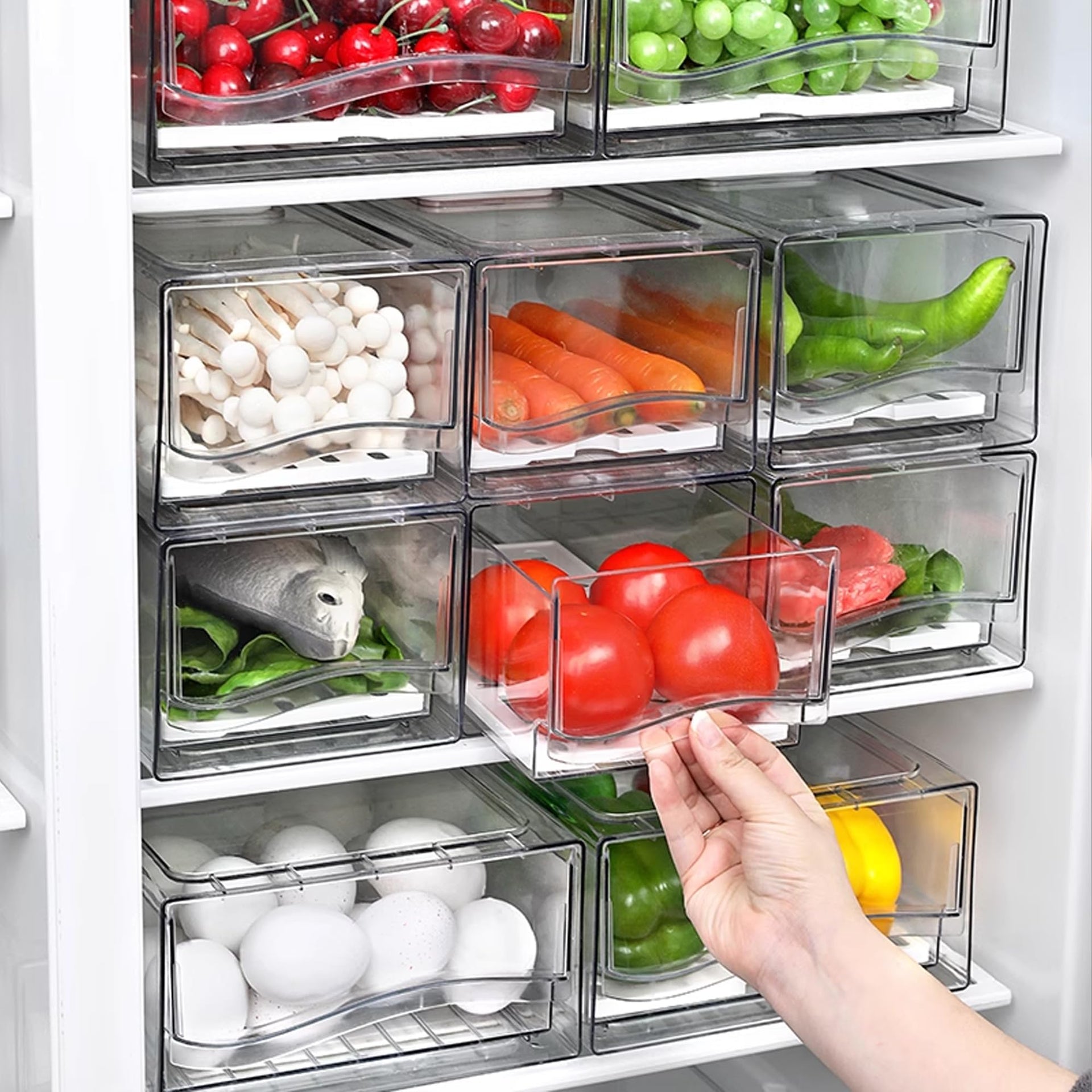 Fridge Organizers and Storage (2 Count)