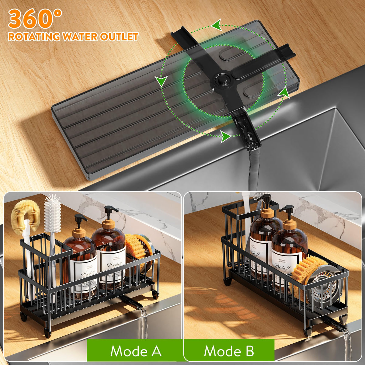 Sponge Holder for Kitchen Sink