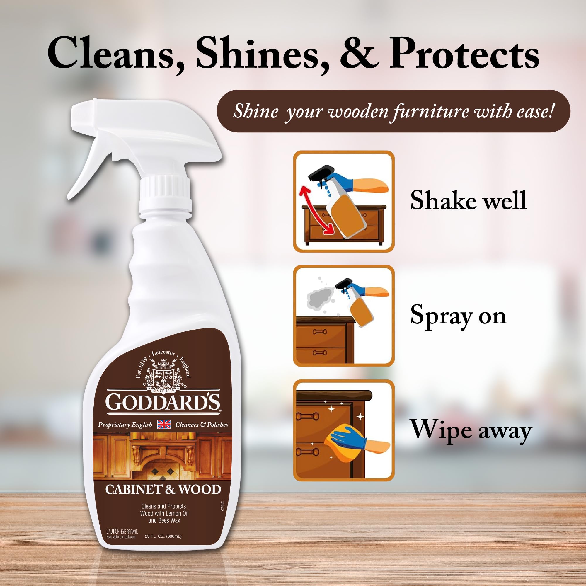 Cabinet & Wood Cleaning Spray (46 Ounce)