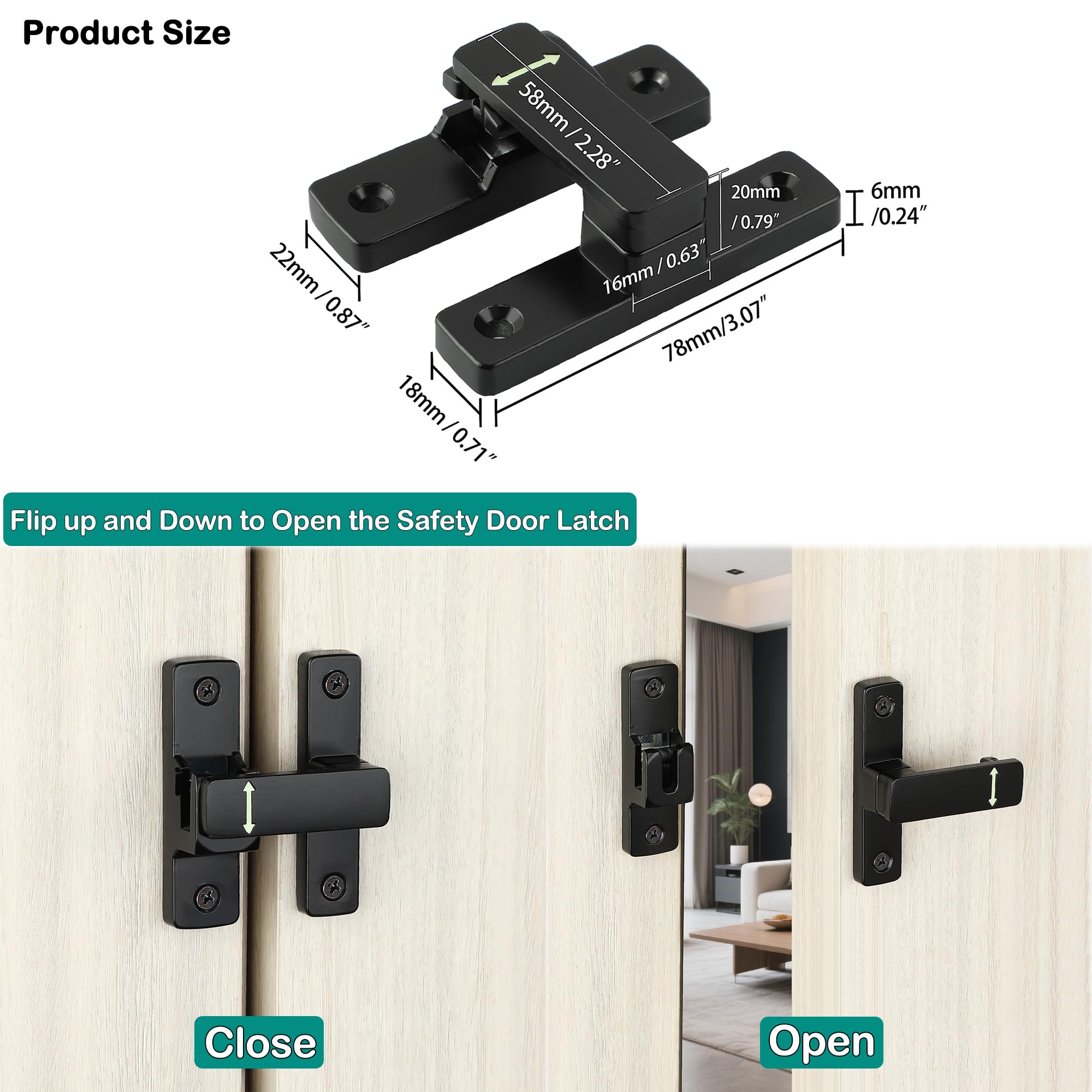 Sliding Barn Door Lock