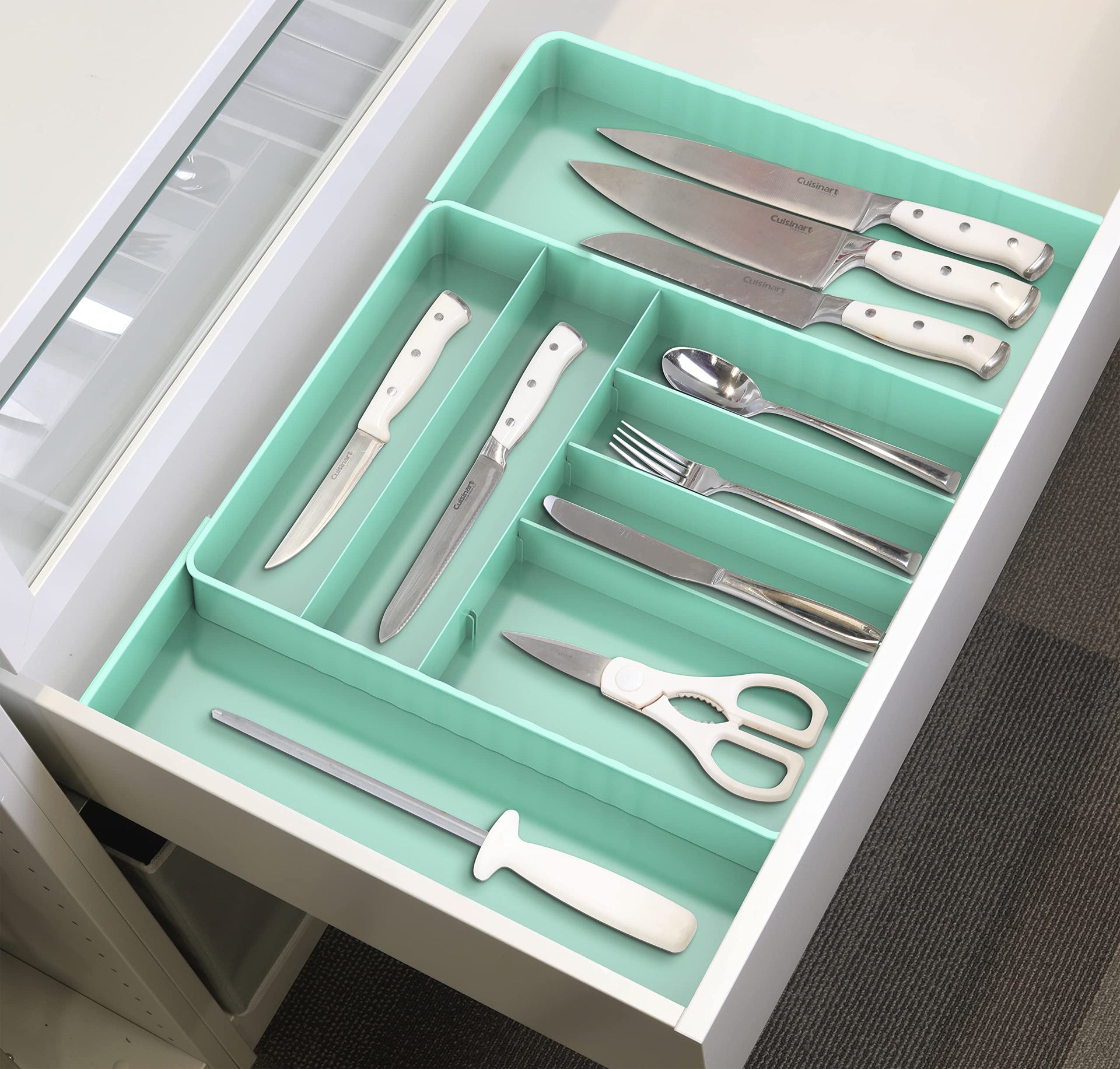 Expandable Kitchen Drawer Flatware Organizer