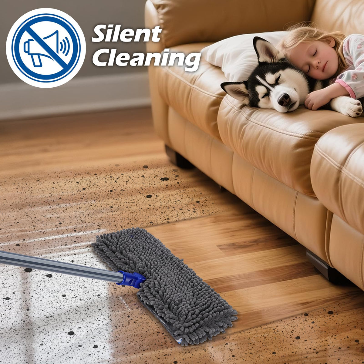 Two Sided Dust Mop for Floor Cleaning - ModHome Supplies