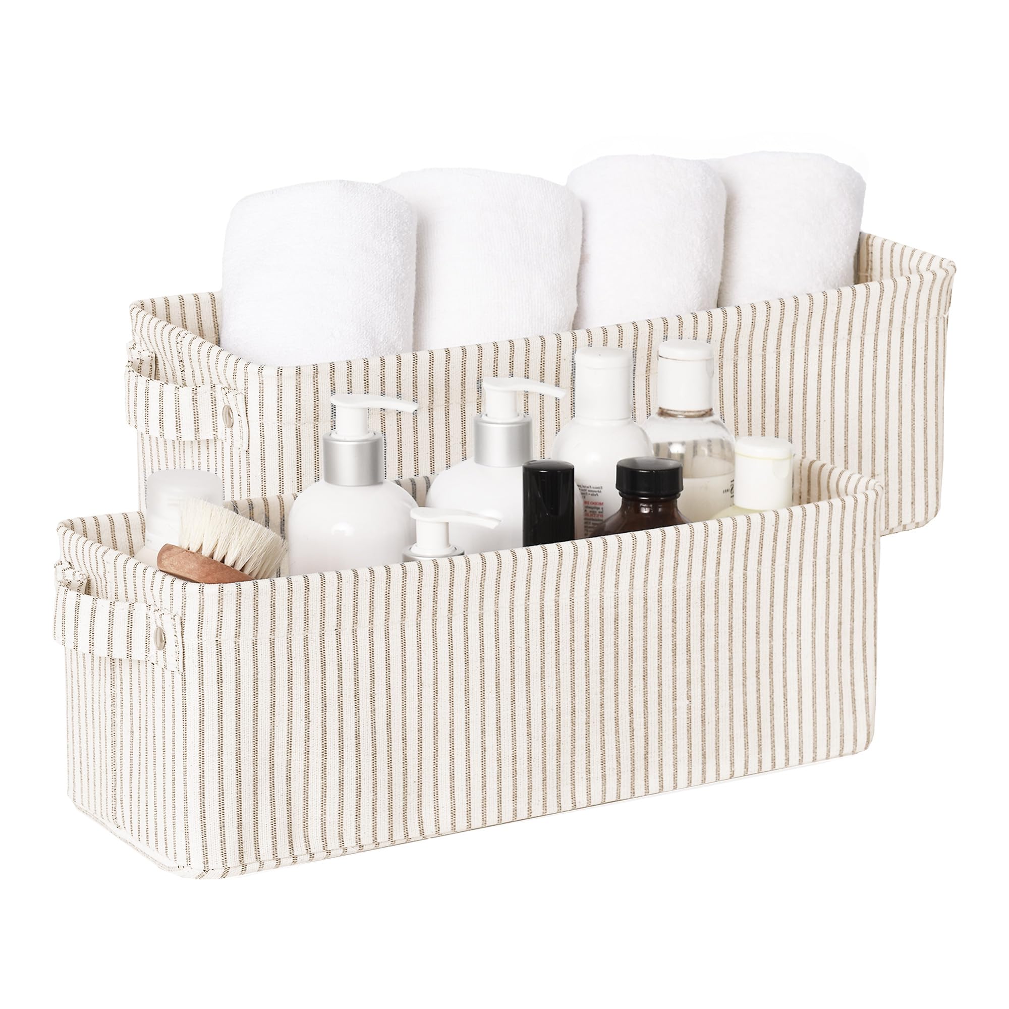 Fabric Narrow Storage Bins (2 Count)