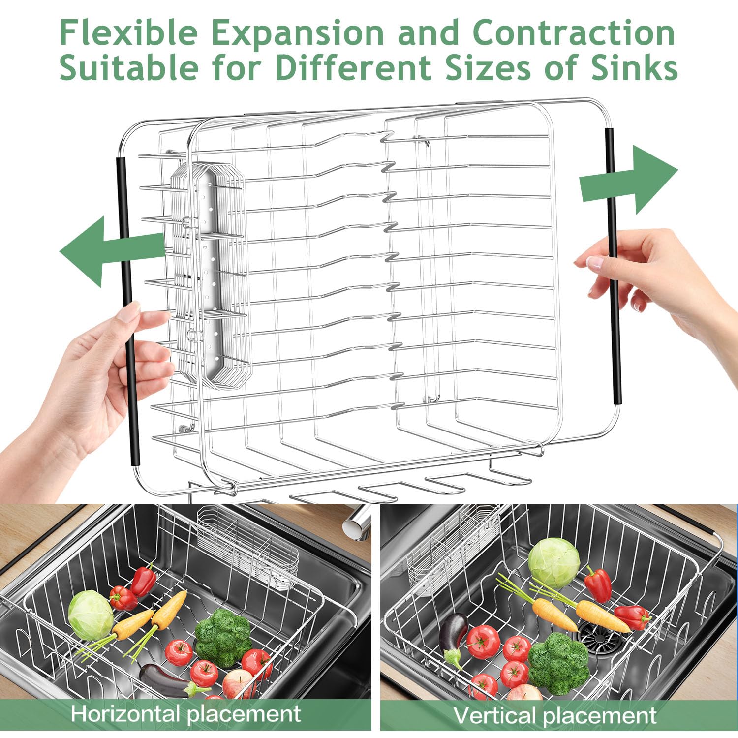 Dish Drying Rack in Sink