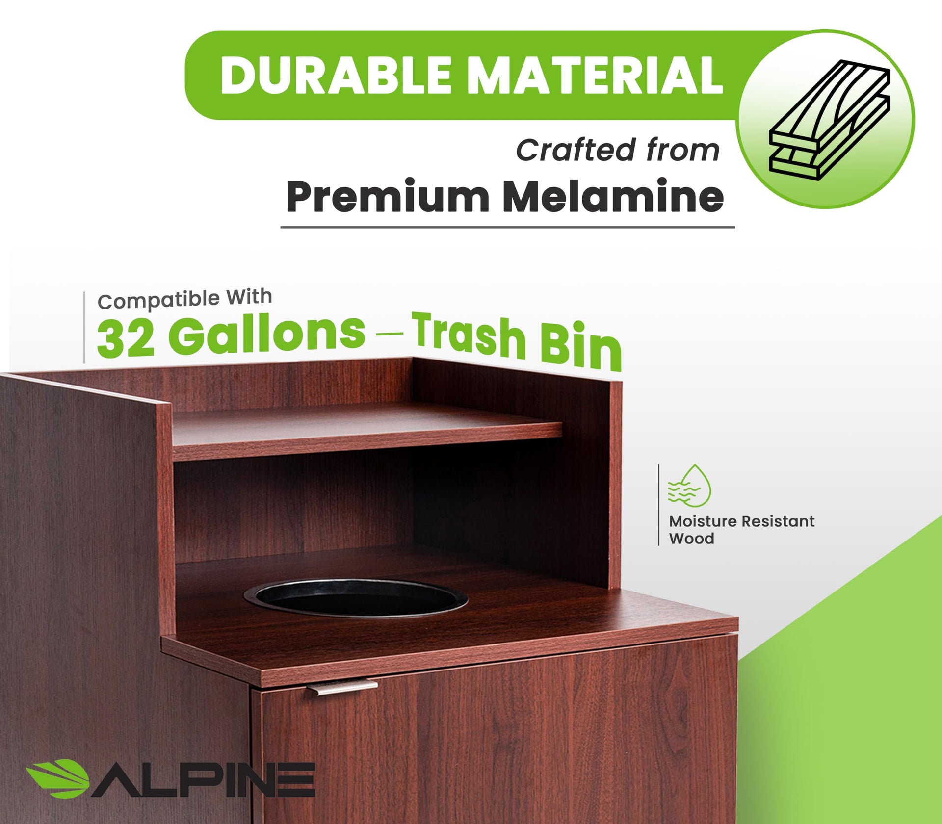 Restaurant Trash Bin Cabinet