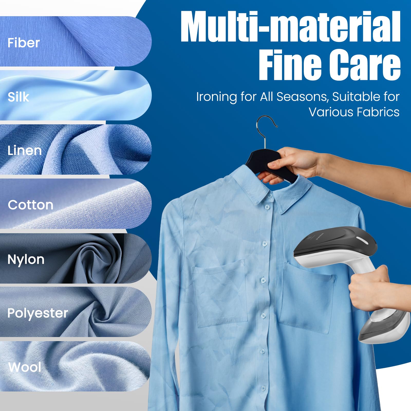 Powerful Handheld Fabric Steamer