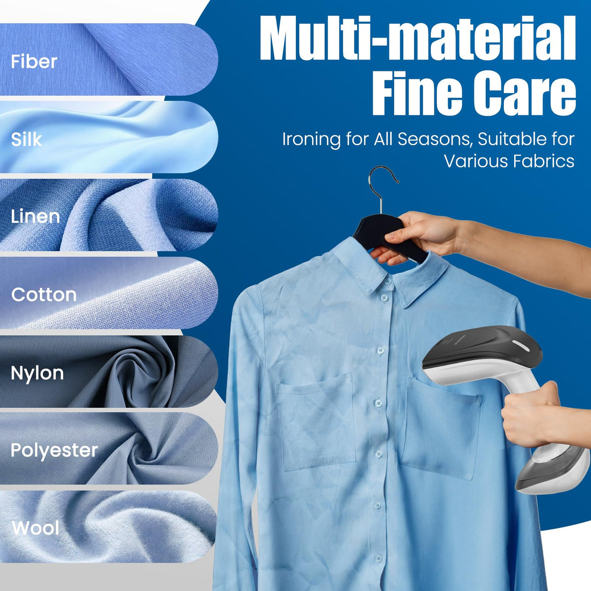 Powerful Handheld Fabric Steamer