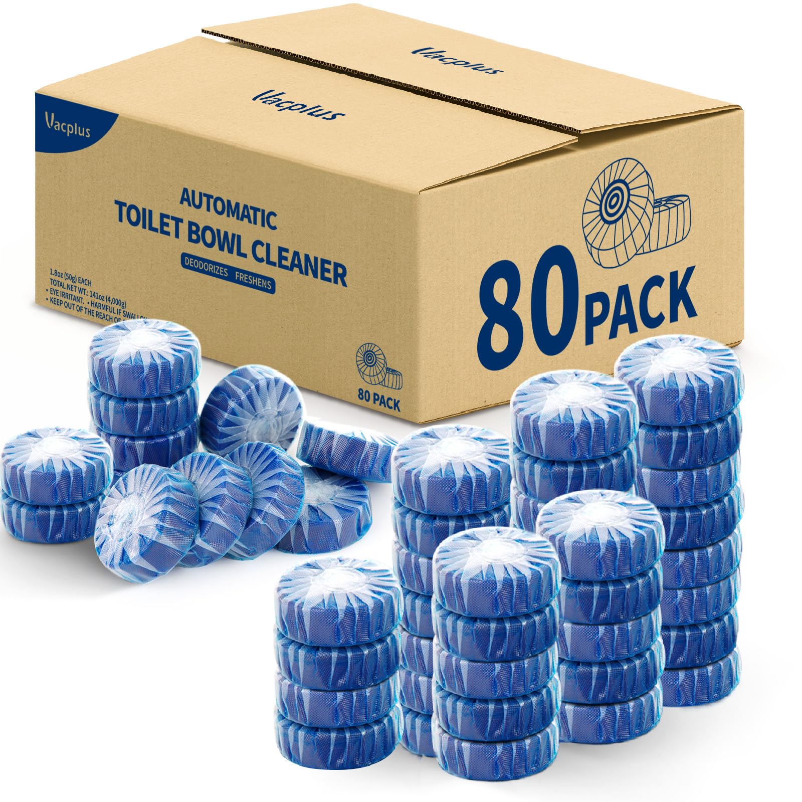 Toilet Bowl Cleaner Tablets (80 Count)