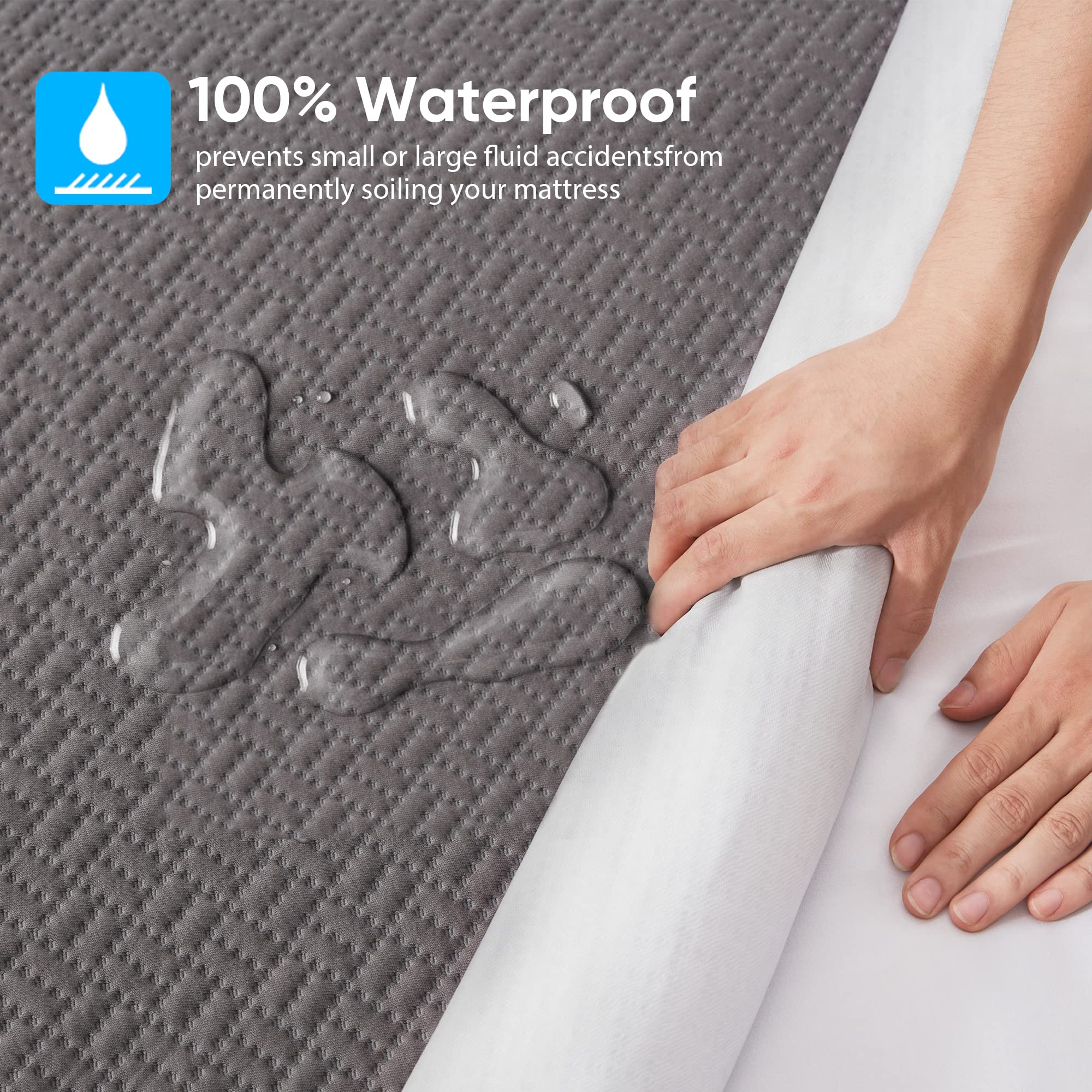 100% Waterproof Queen Size Mattress Protector