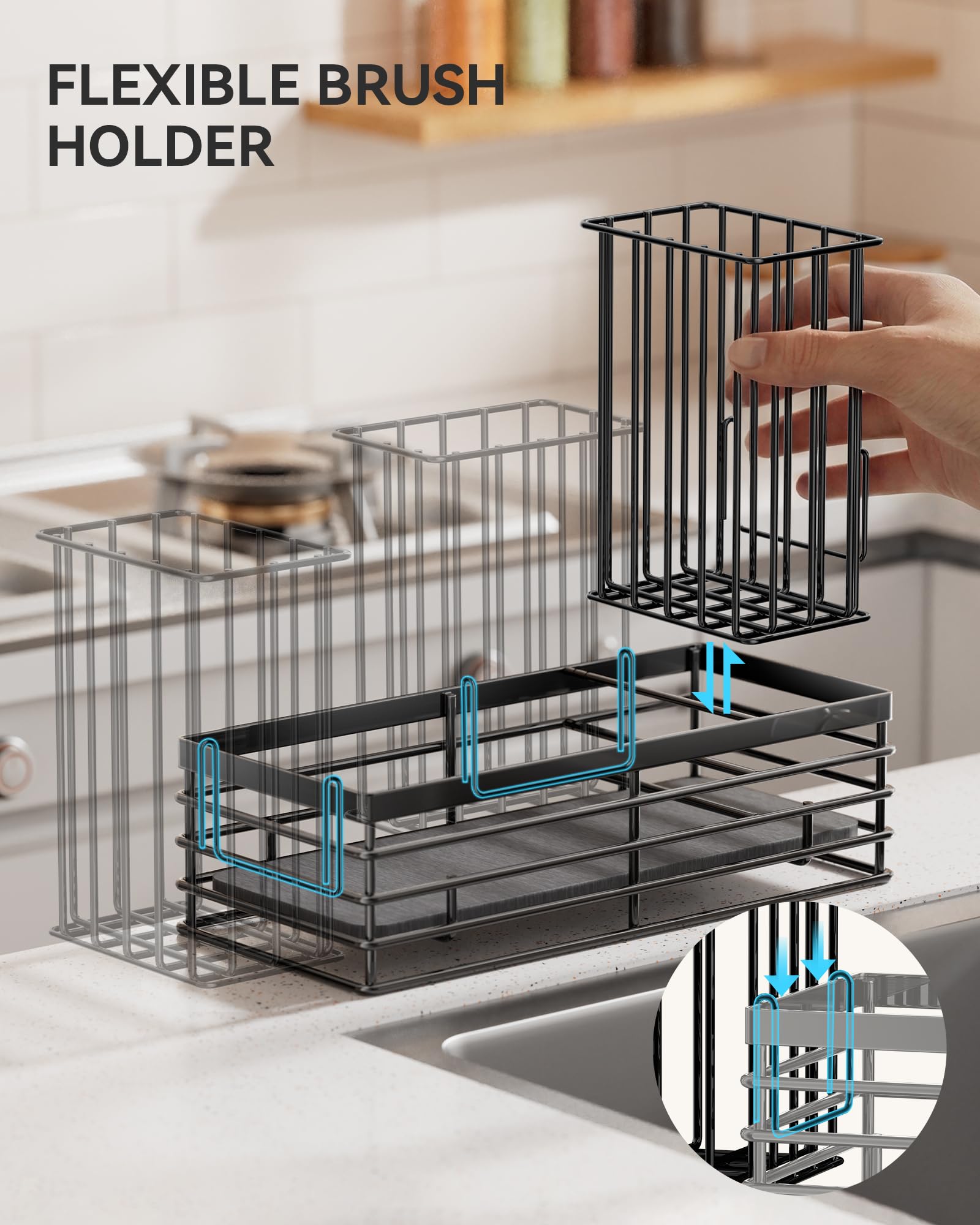 Sponge Holder for Kitchen Sink